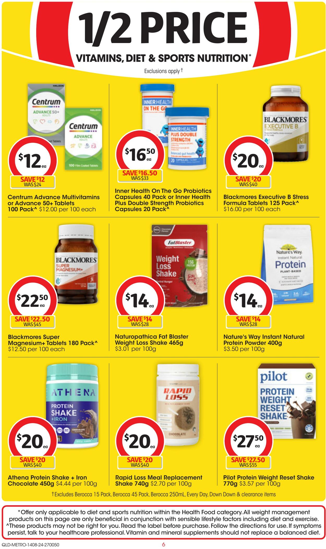 Catalogue Coles 14.08.2024 - 20.08.2024