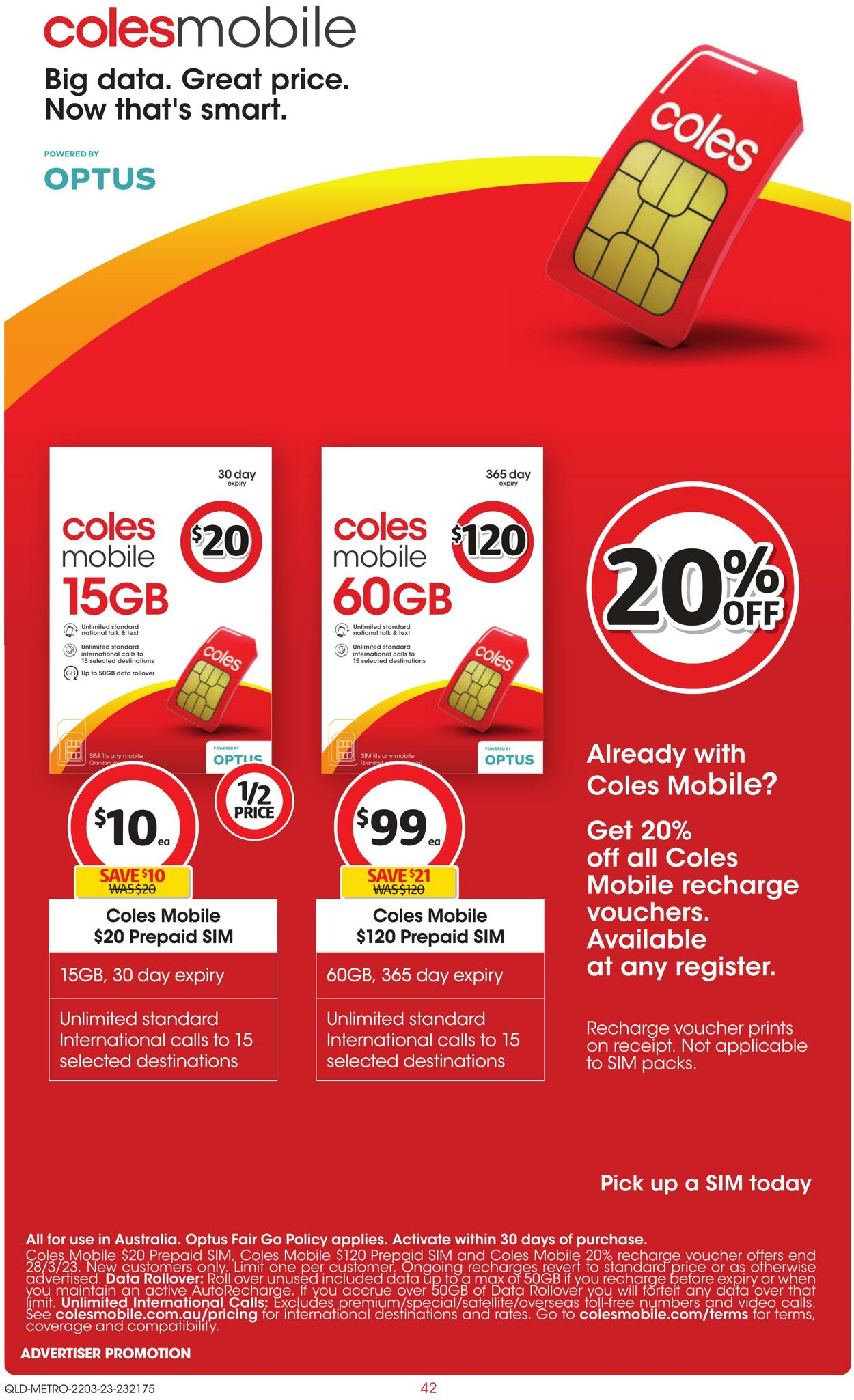 Catalogue Coles 22.03.2023 - 28.03.2023