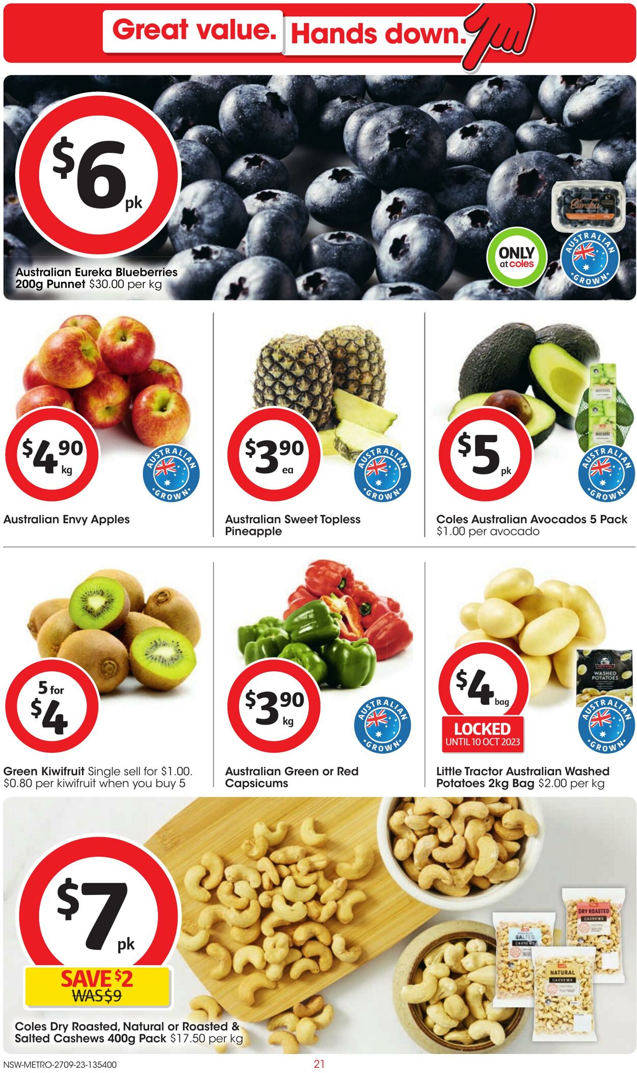 Catalogue Coles 27.09.2023 - 03.10.2023