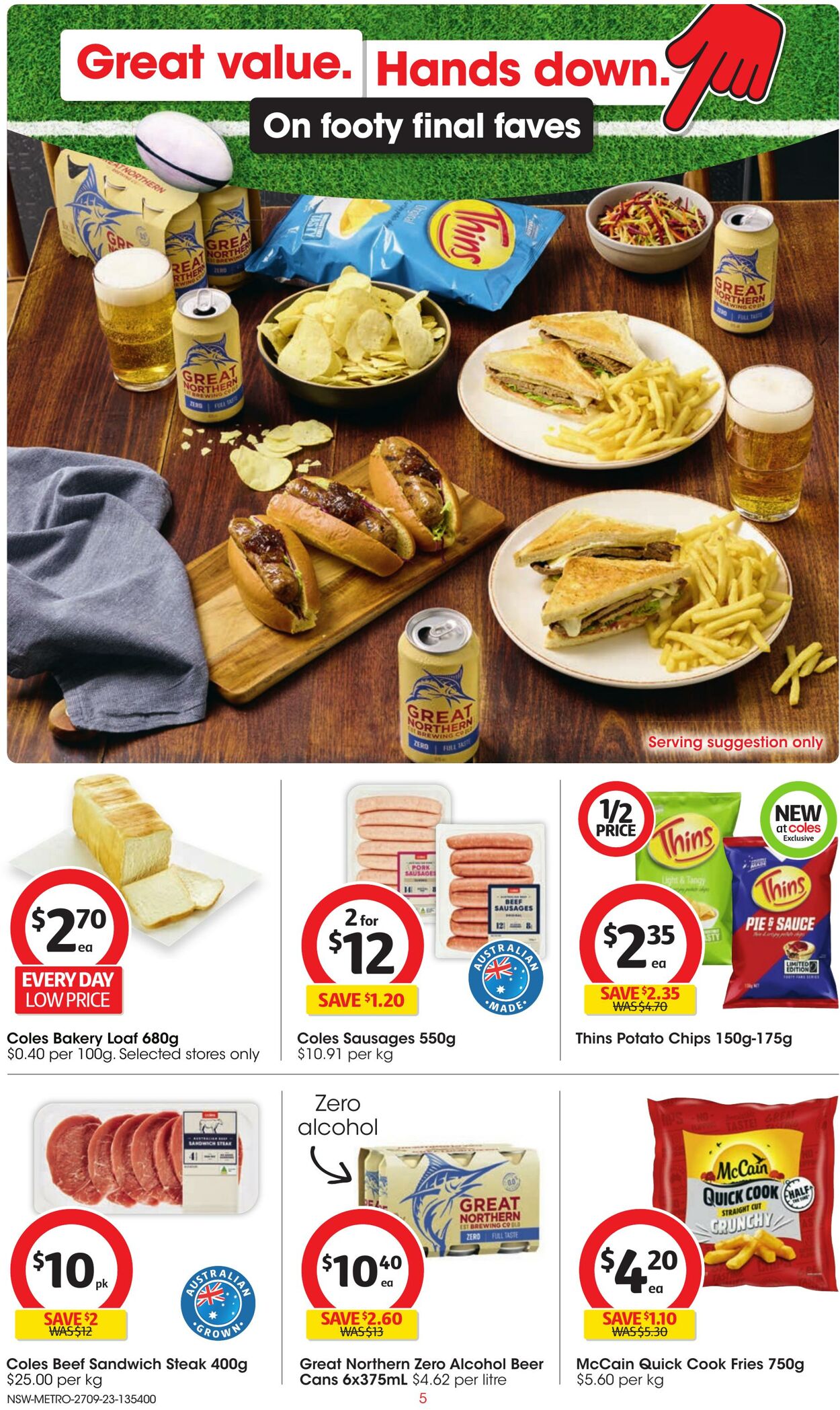 Catalogue Coles 27.09.2023 - 03.10.2023