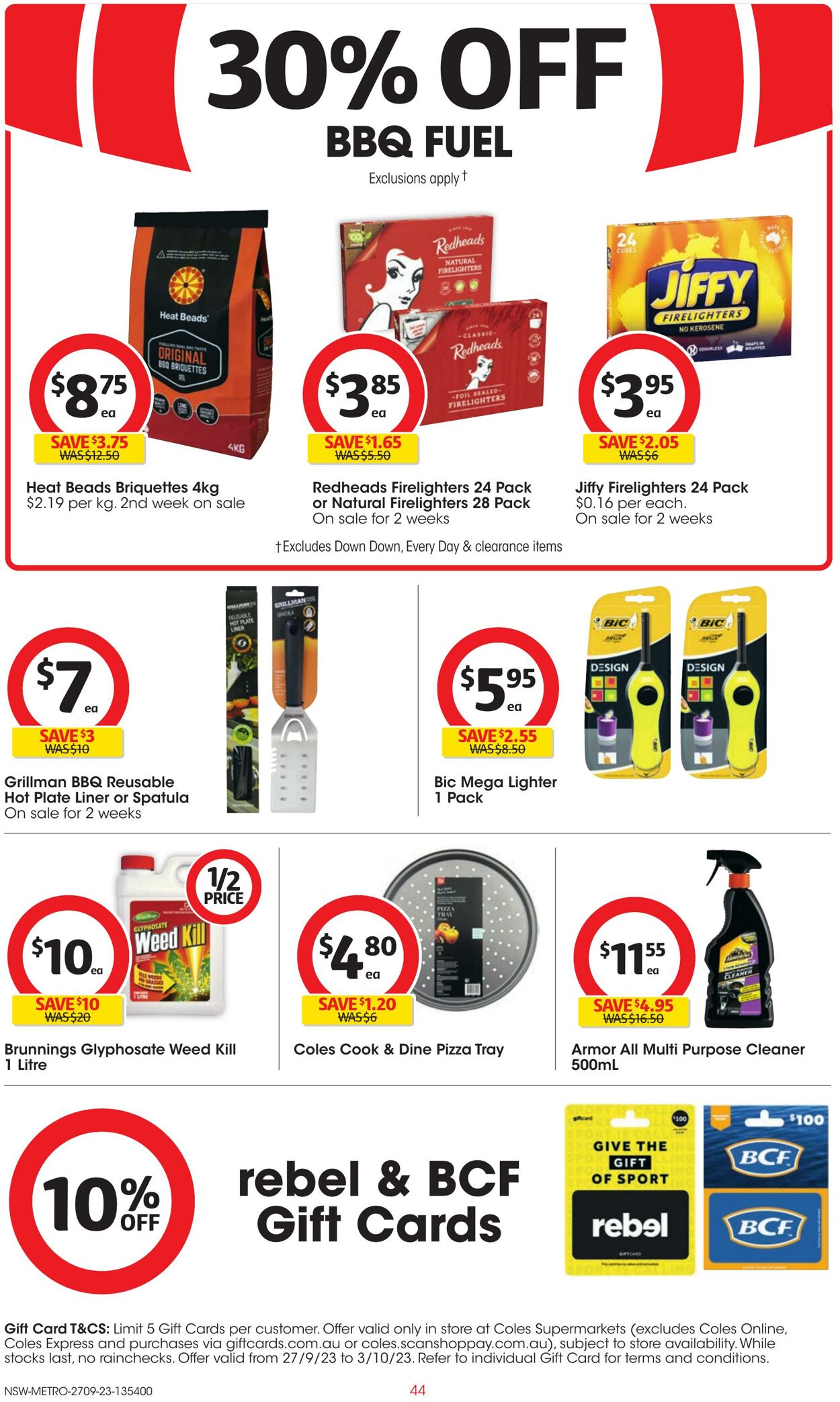 Catalogue Coles 27.09.2023 - 03.10.2023