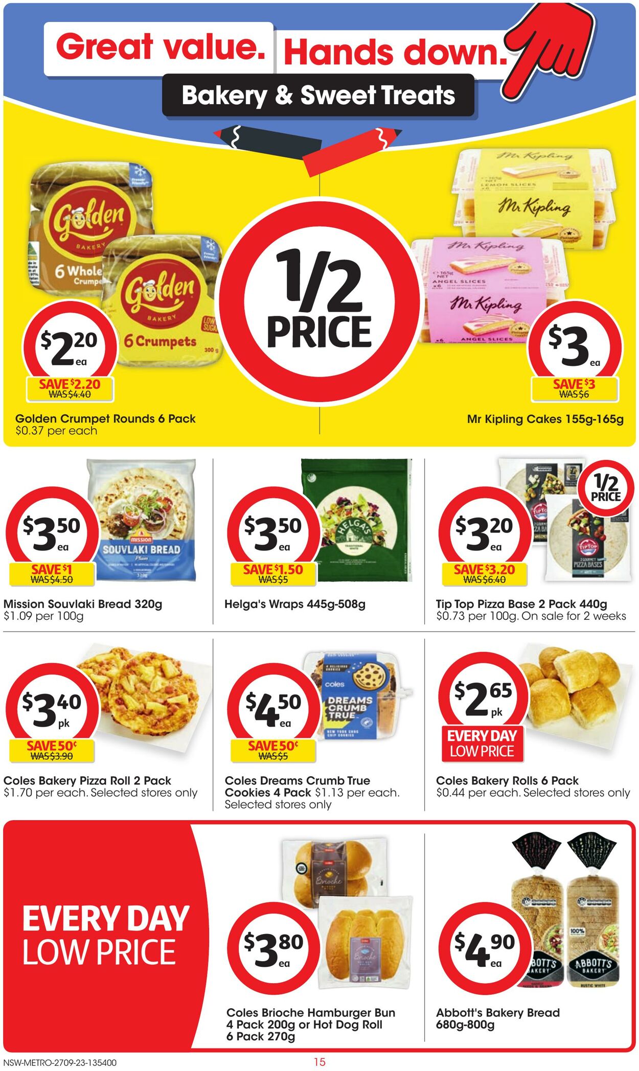 Catalogue Coles 27.09.2023 - 03.10.2023