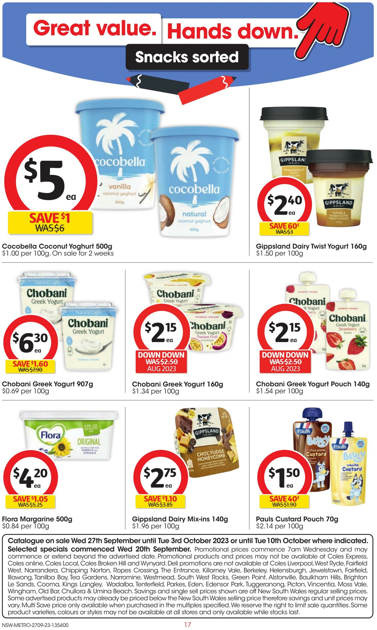 Catalogue Coles 27.09.2023 - 03.10.2023