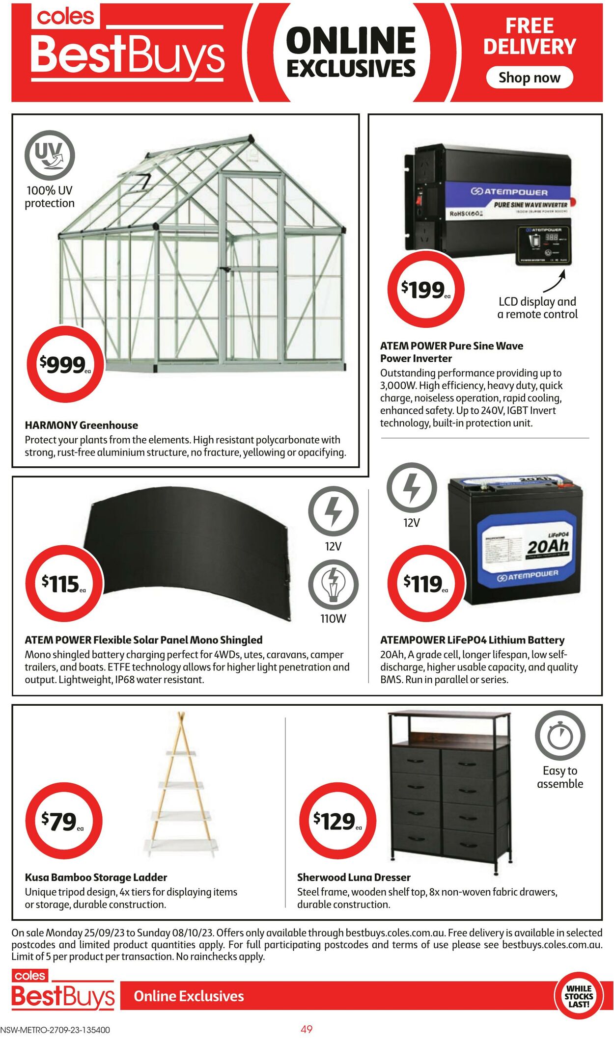 Catalogue Coles 27.09.2023 - 03.10.2023
