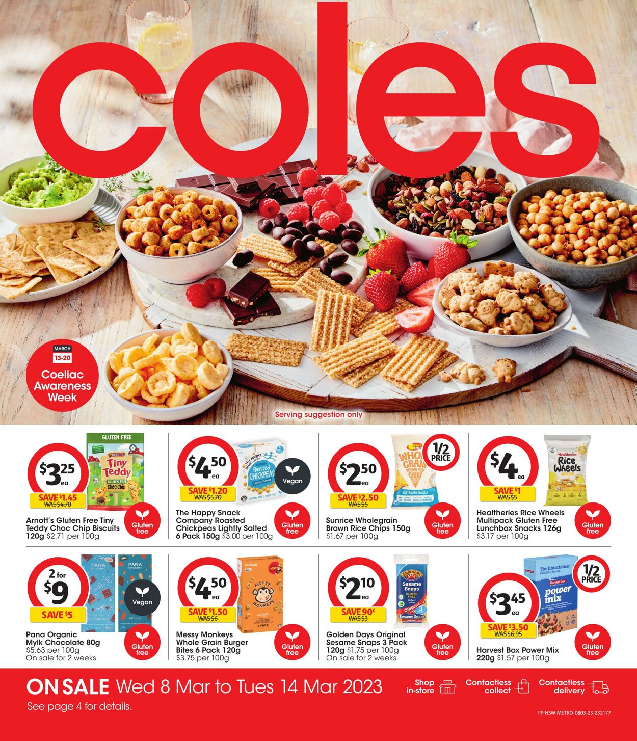 Catalogue Coles 08.03.2023 - 14.03.2023