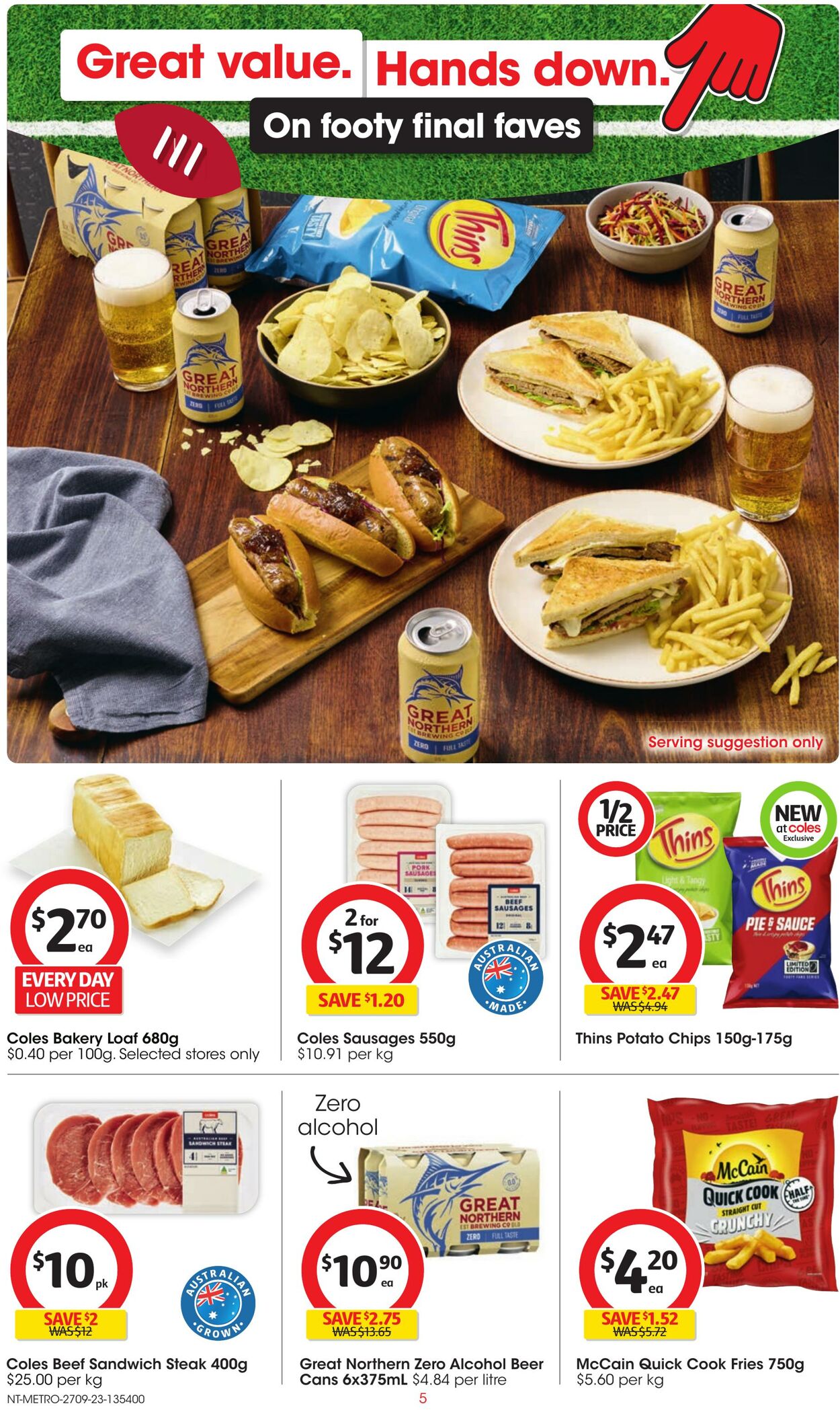 Catalogue Coles 27.09.2023 - 03.10.2023