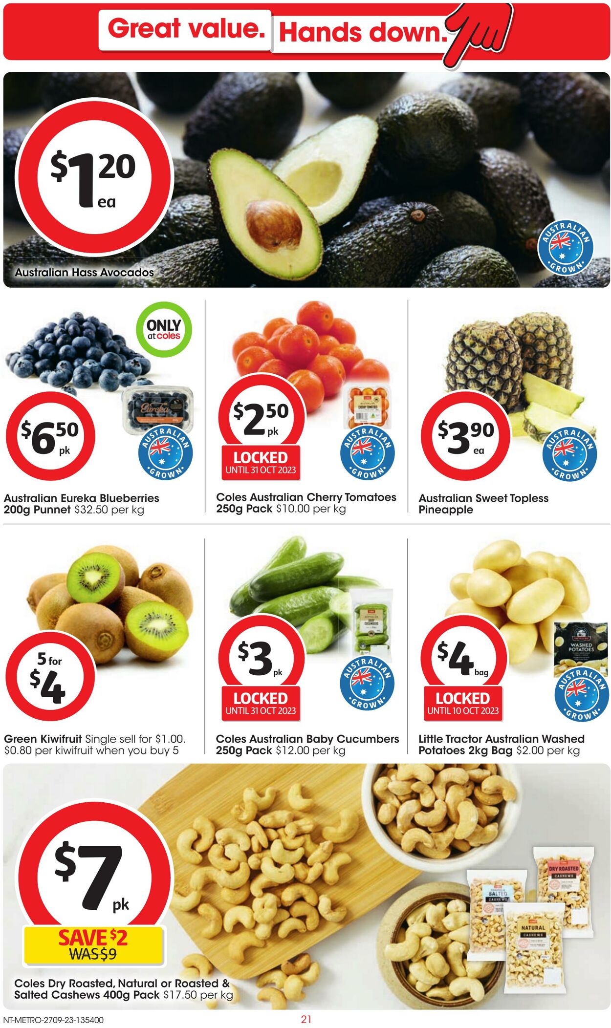 Catalogue Coles 27.09.2023 - 03.10.2023
