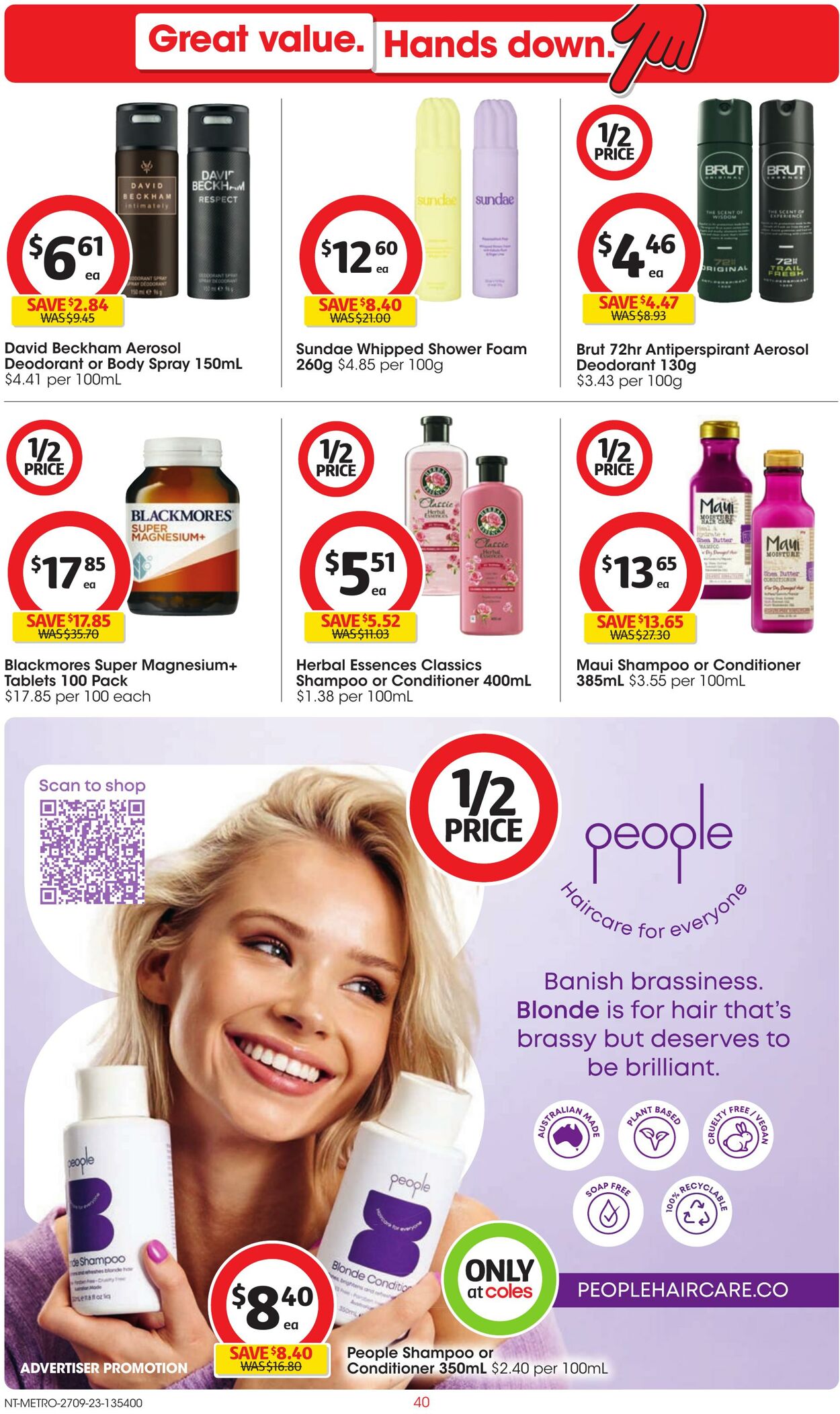 Catalogue Coles 27.09.2023 - 03.10.2023