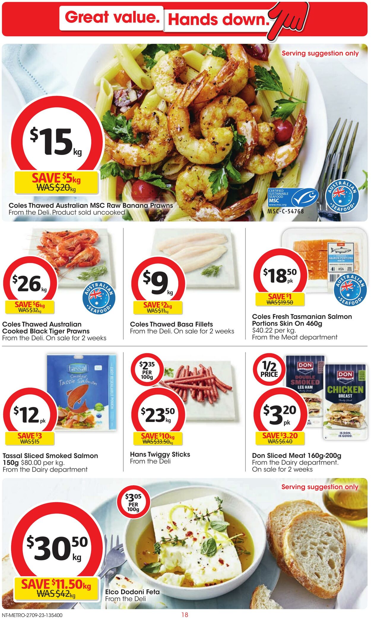 Catalogue Coles 27.09.2023 - 03.10.2023