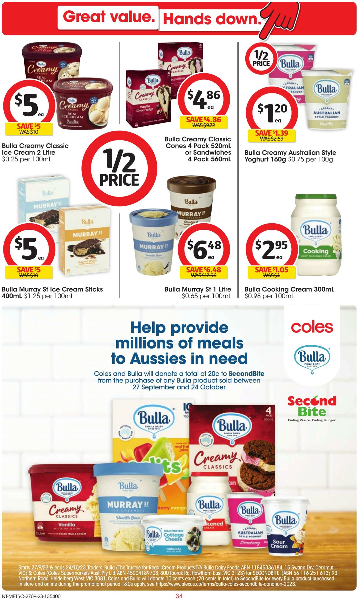 Catalogue Coles 27.09.2023 - 03.10.2023