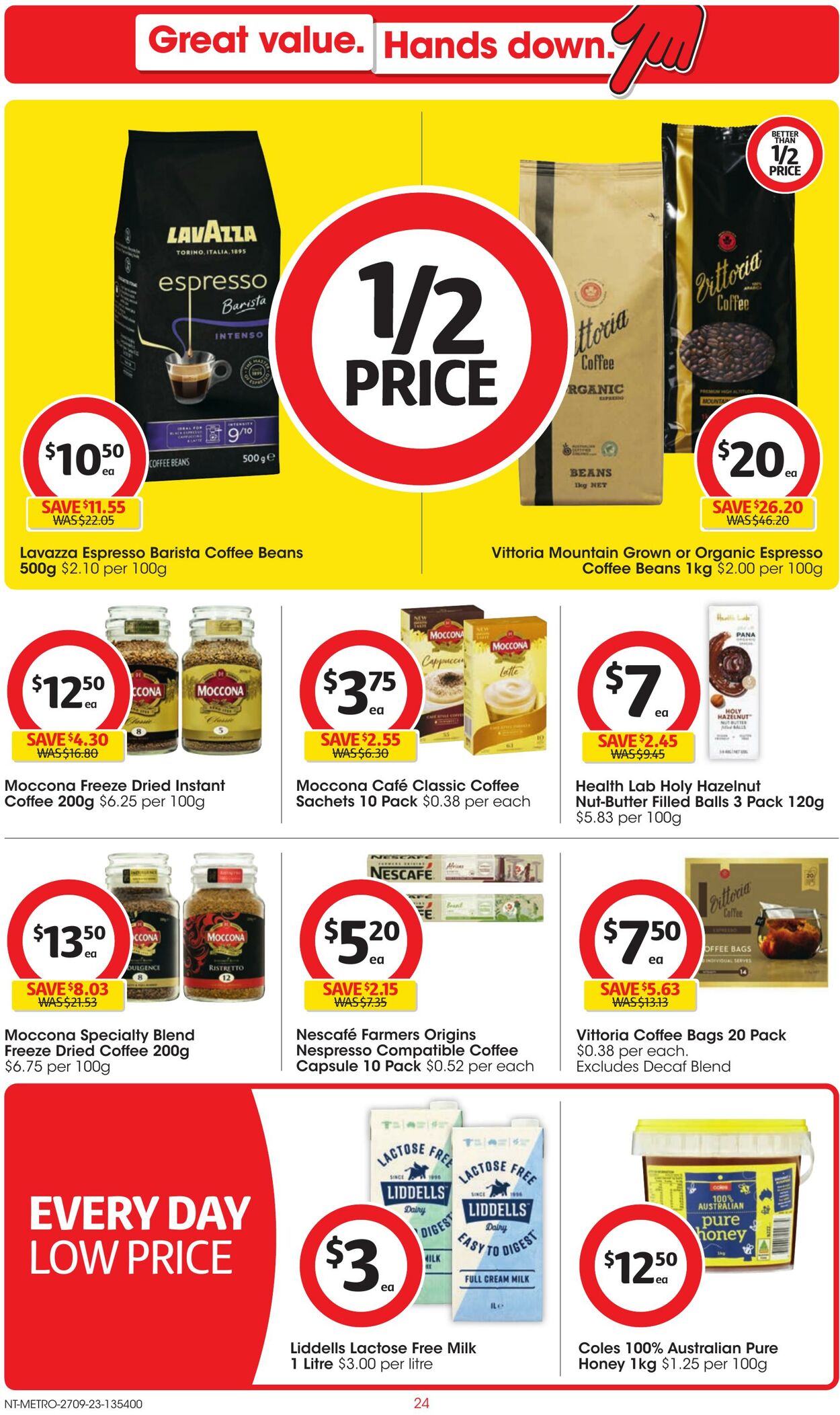 Catalogue Coles 27.09.2023 - 03.10.2023