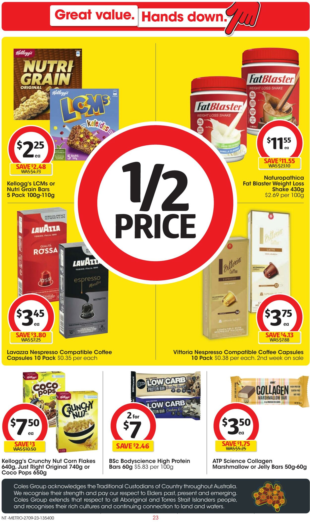 Catalogue Coles 27.09.2023 - 03.10.2023