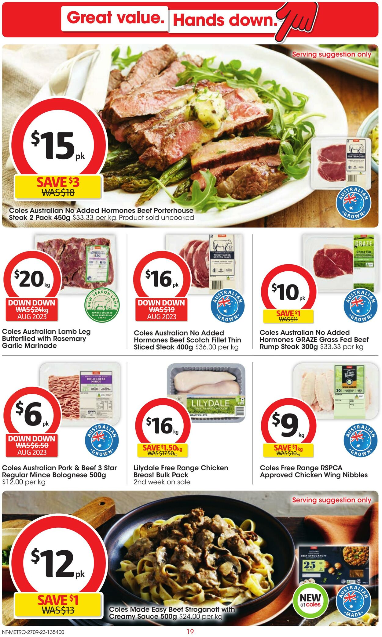 Catalogue Coles 27.09.2023 - 03.10.2023