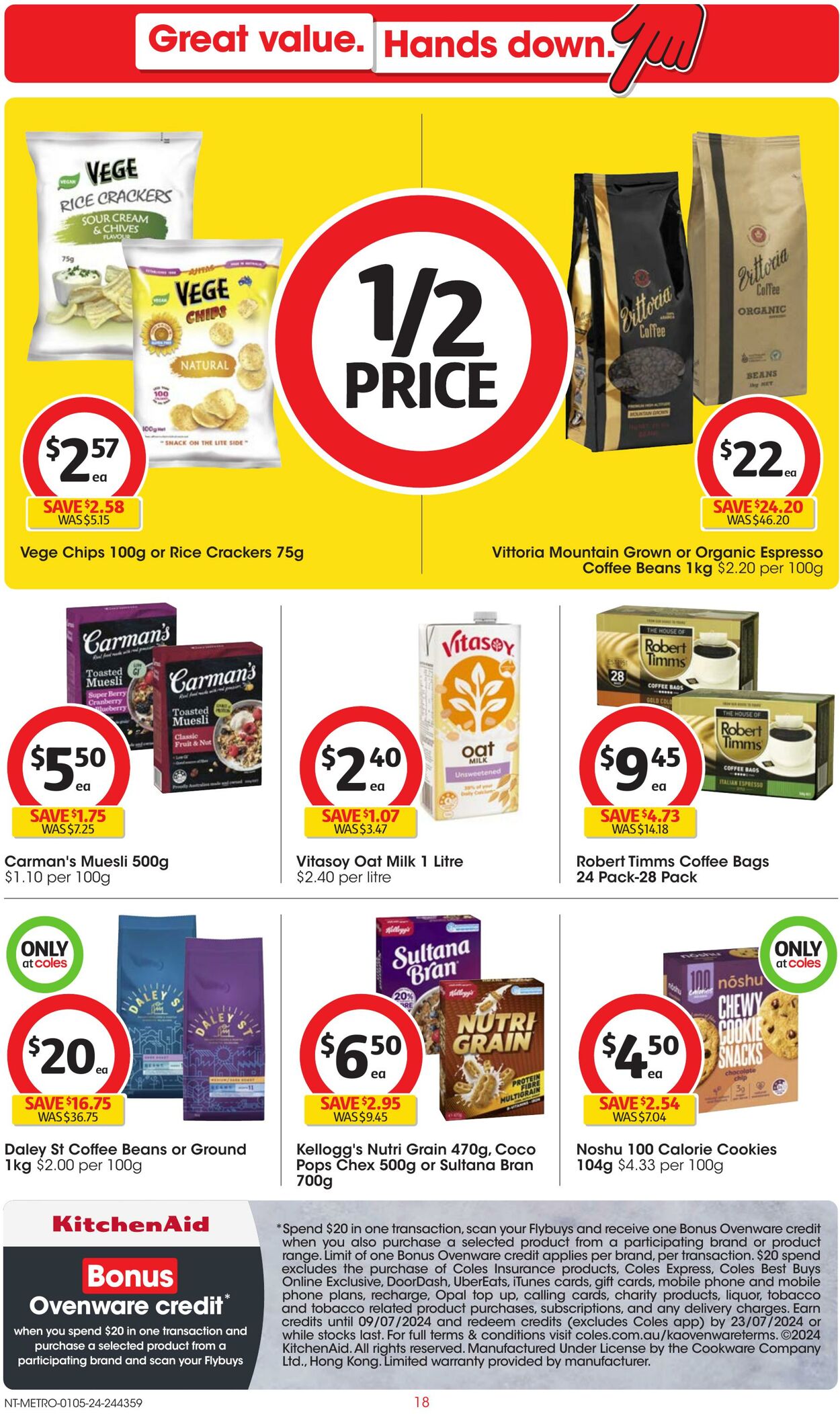 Catalogue Coles 01.05.2024 - 07.05.2024