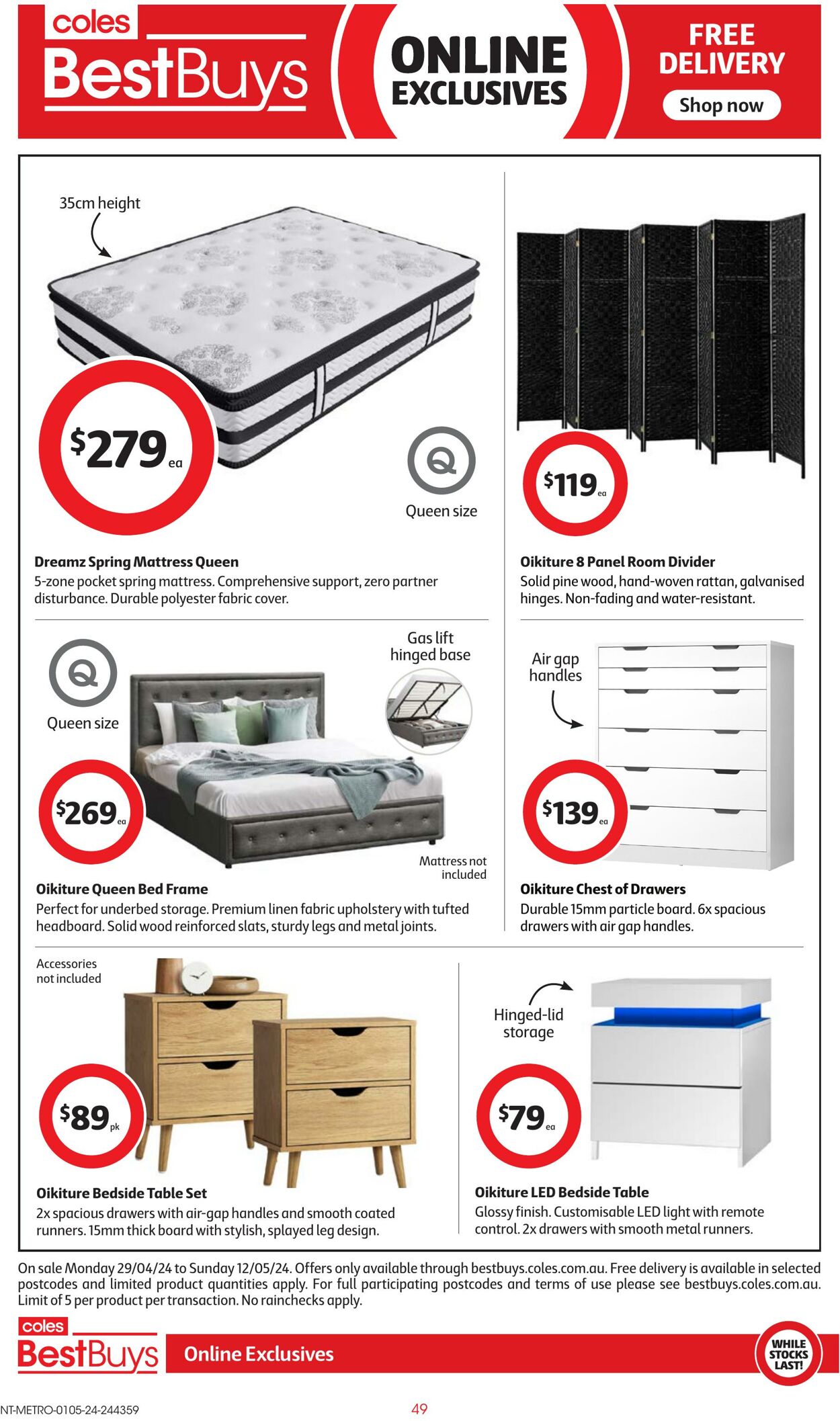 Catalogue Coles 01.05.2024 - 07.05.2024