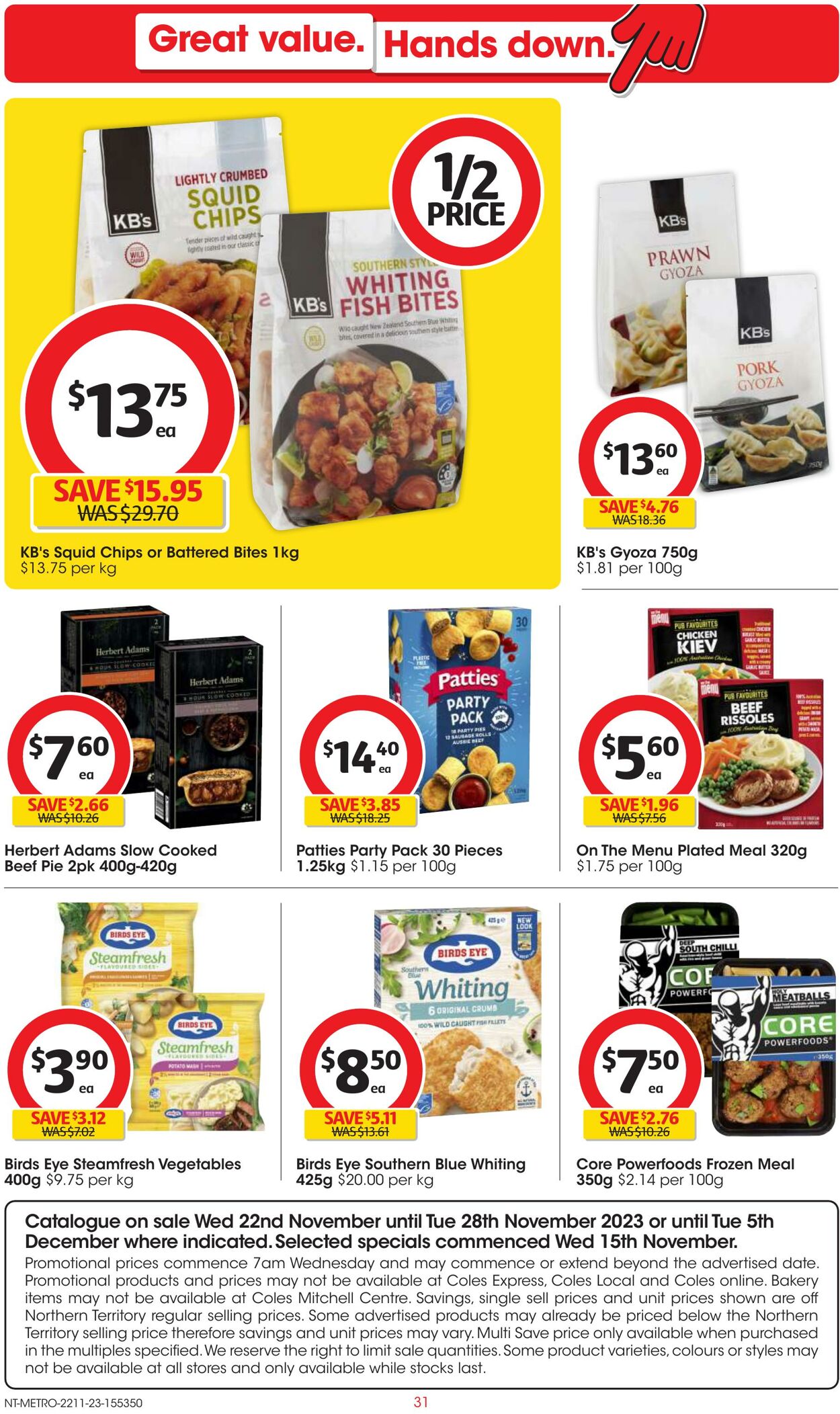 Catalogue Coles 15.11.2023 - 21.11.2023