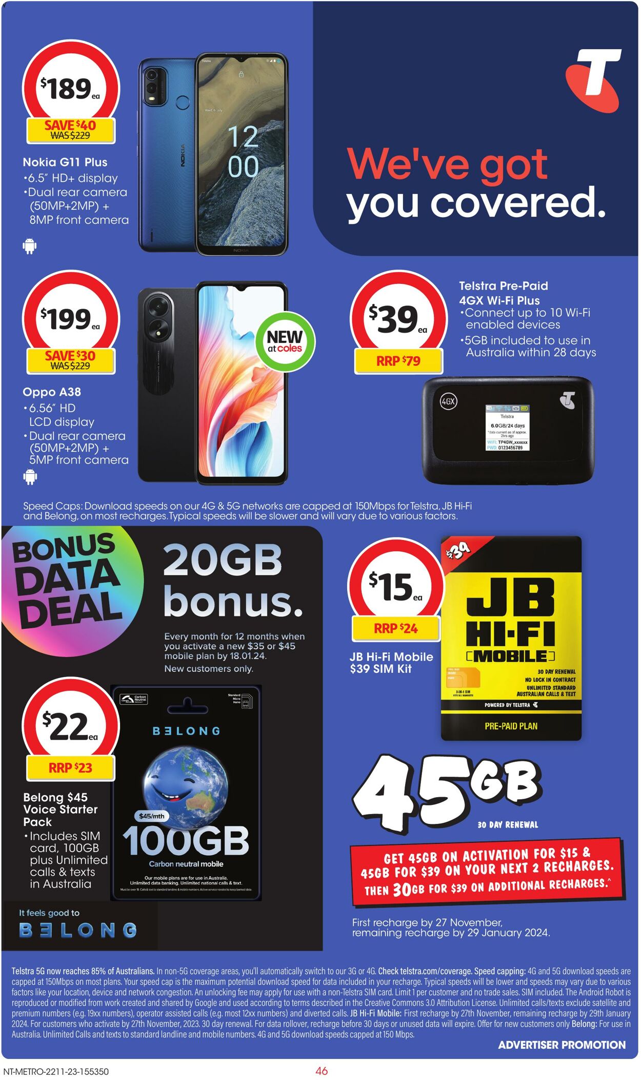 Catalogue Coles 15.11.2023 - 21.11.2023