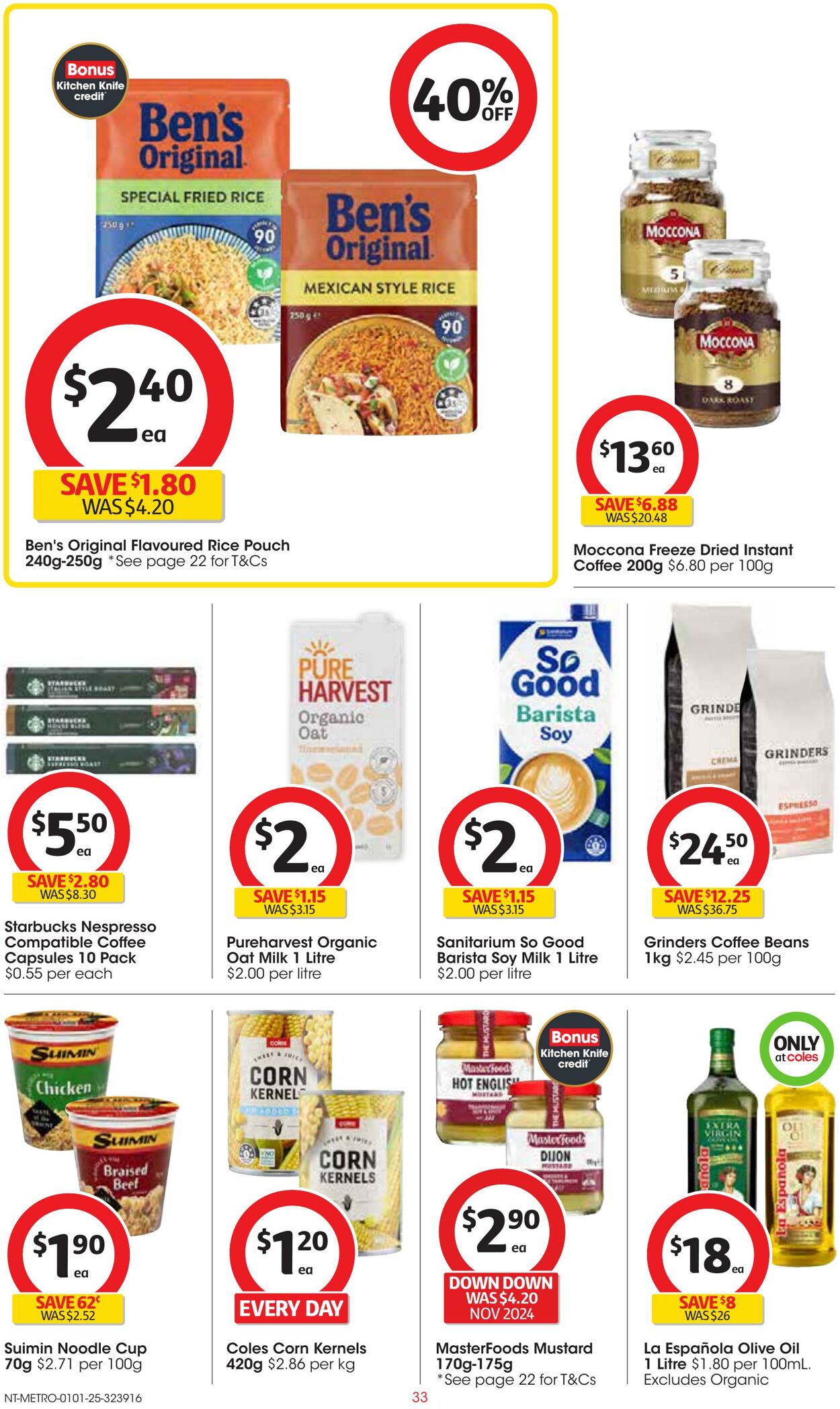 Catalogue Coles 01.01.2025 - 07.01.2025