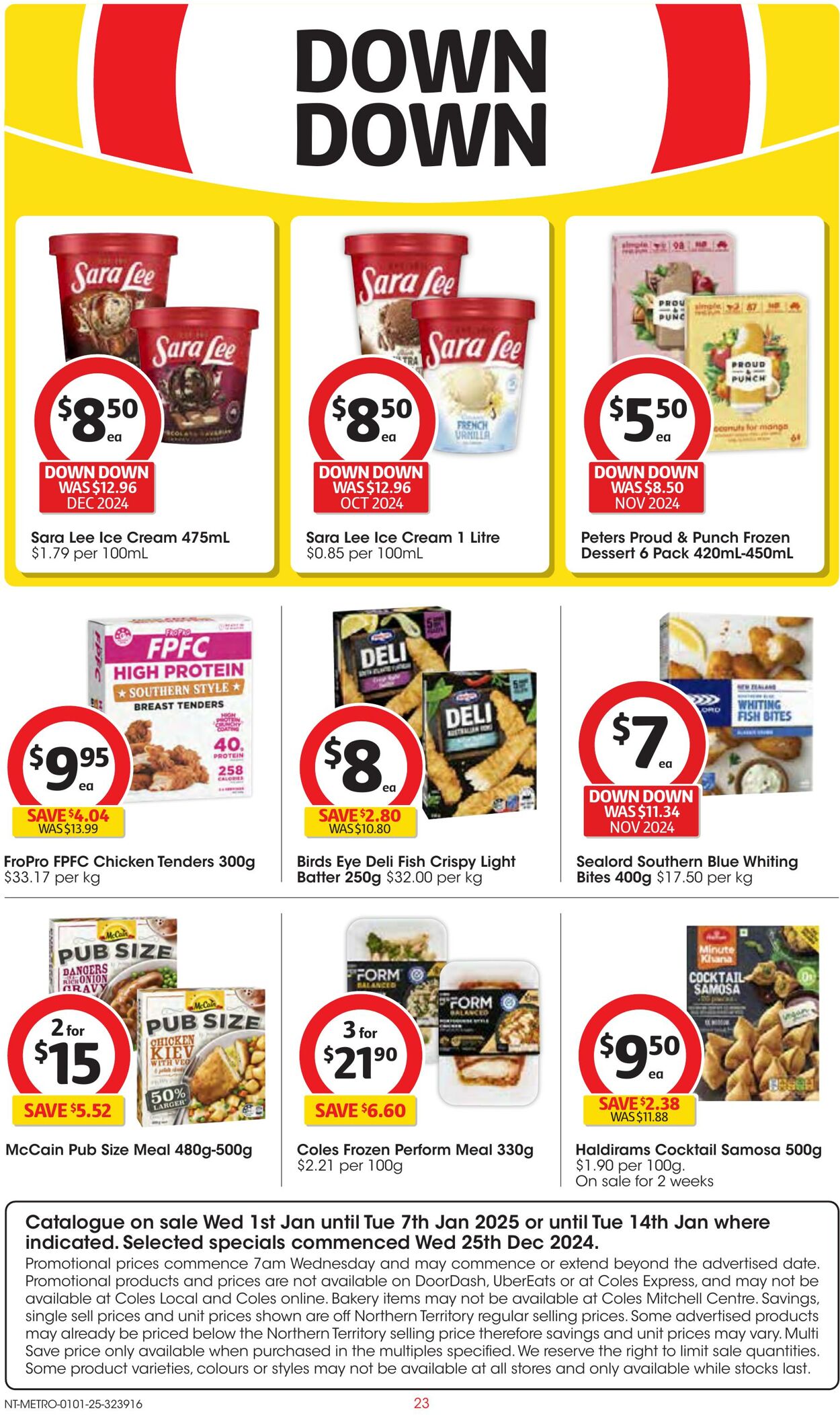 Catalogue Coles 01.01.2025 - 07.01.2025