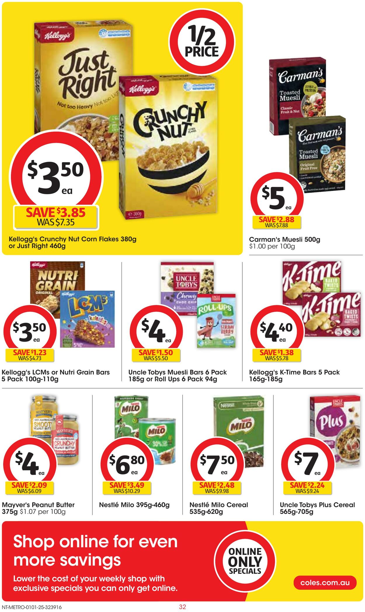 Catalogue Coles 01.01.2025 - 07.01.2025