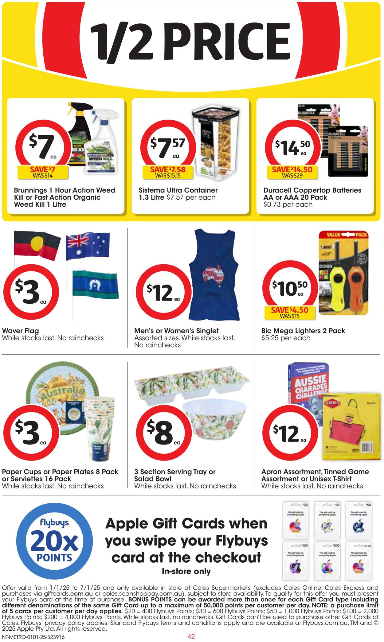 Catalogue Coles 01.01.2025 - 07.01.2025