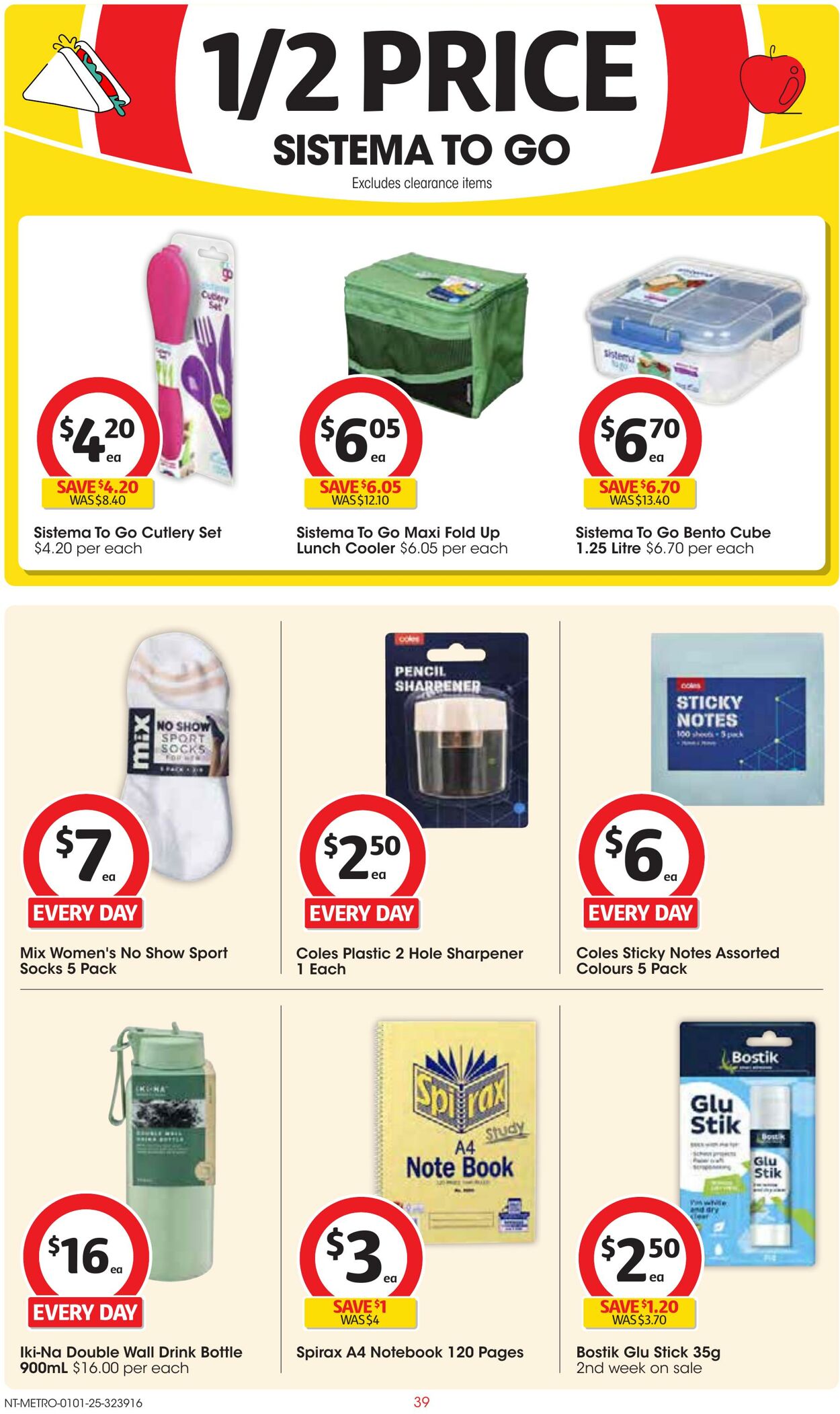 Catalogue Coles 01.01.2025 - 07.01.2025