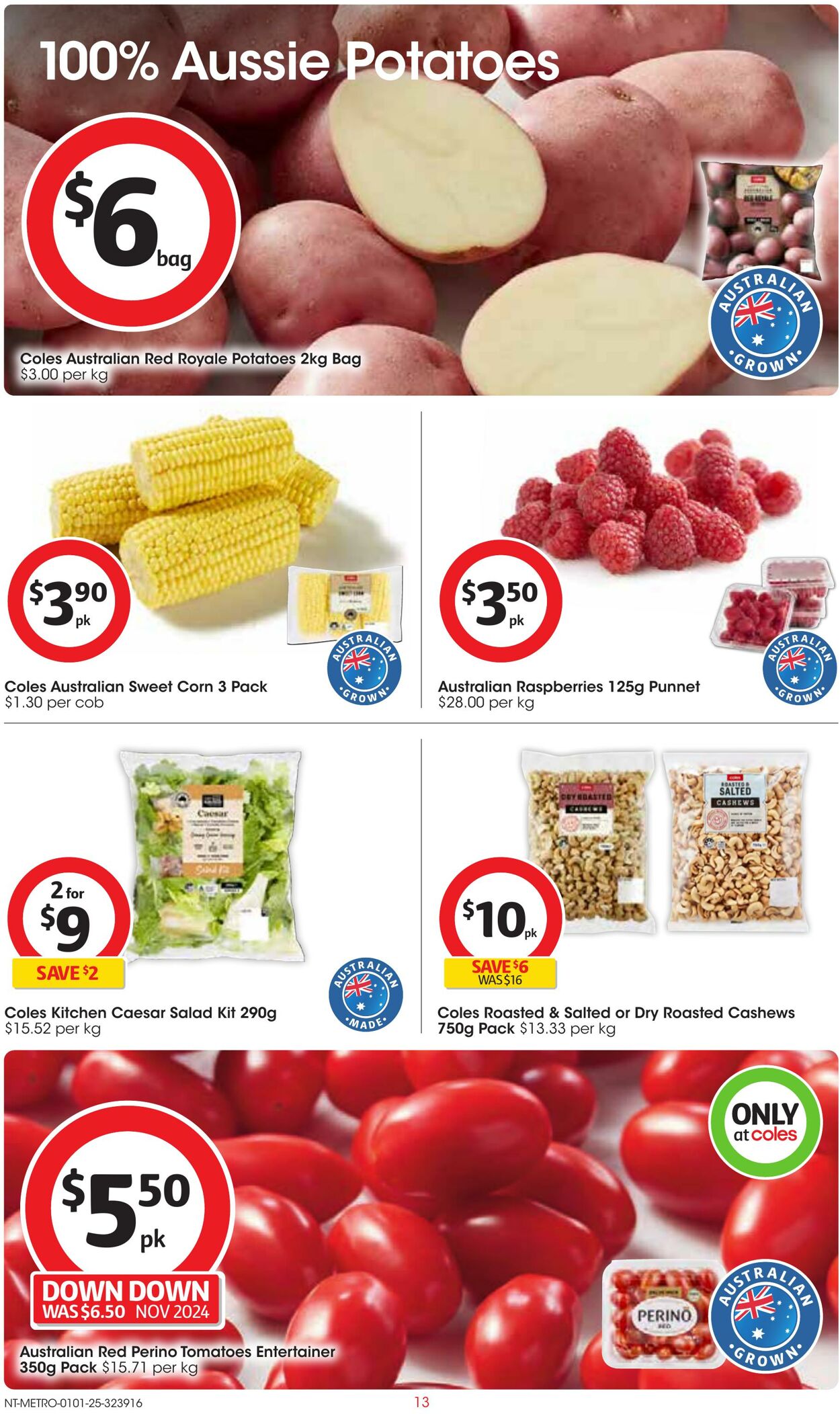 Catalogue Coles 01.01.2025 - 07.01.2025