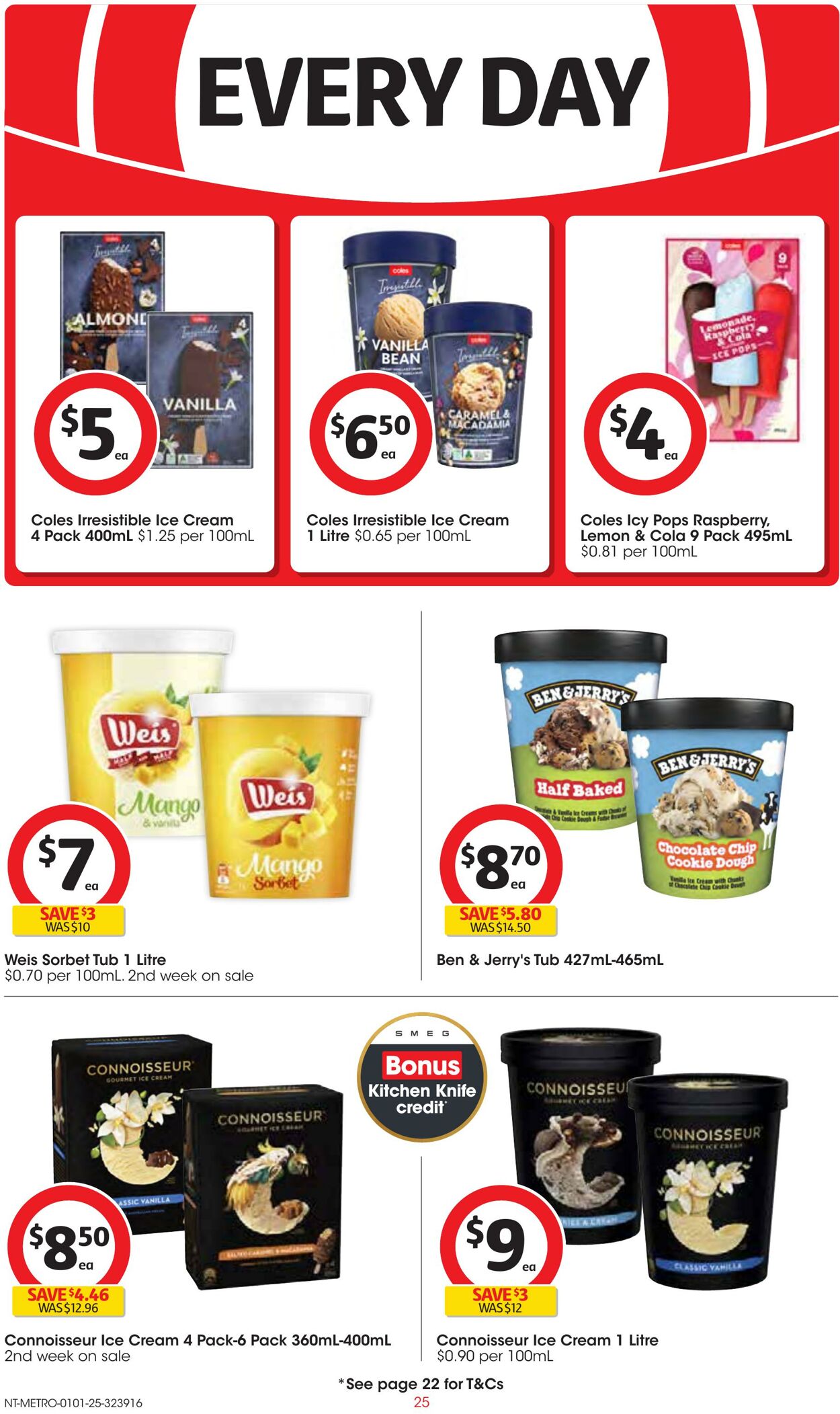 Catalogue Coles 01.01.2025 - 07.01.2025