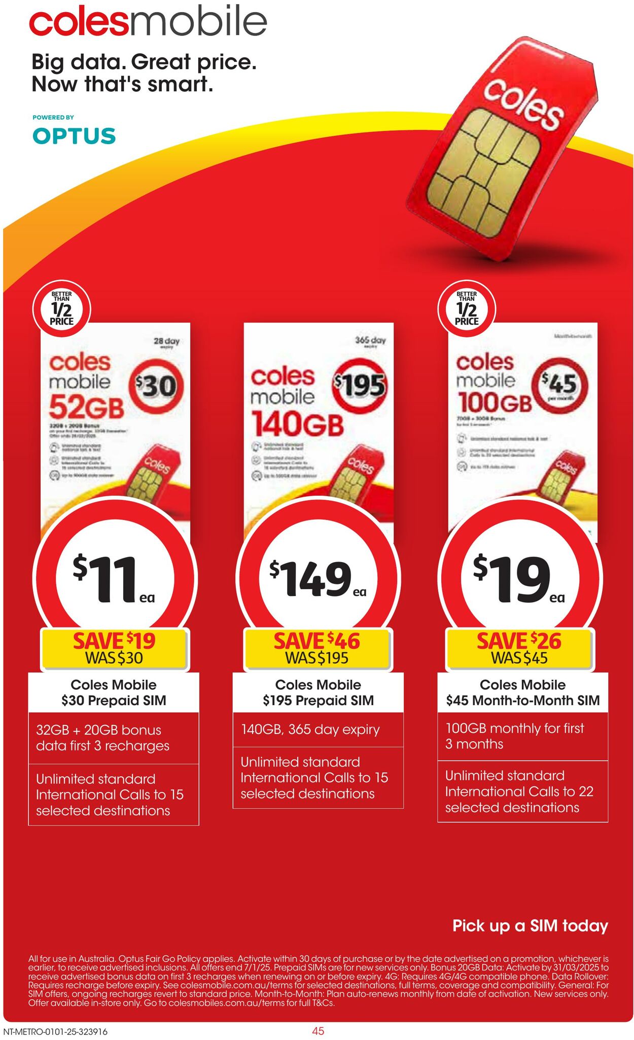 Catalogue Coles 01.01.2025 - 07.01.2025