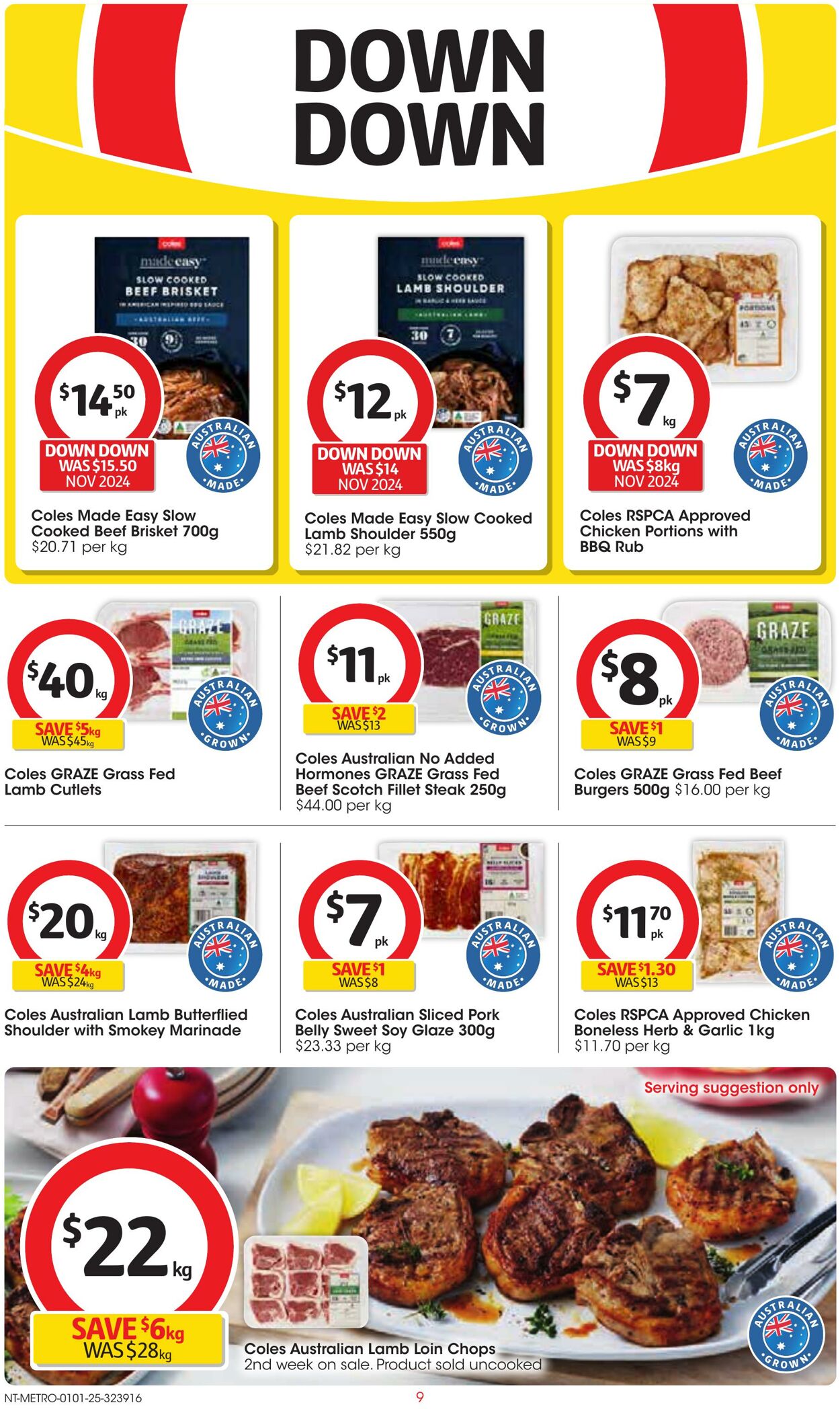 Catalogue Coles 01.01.2025 - 07.01.2025