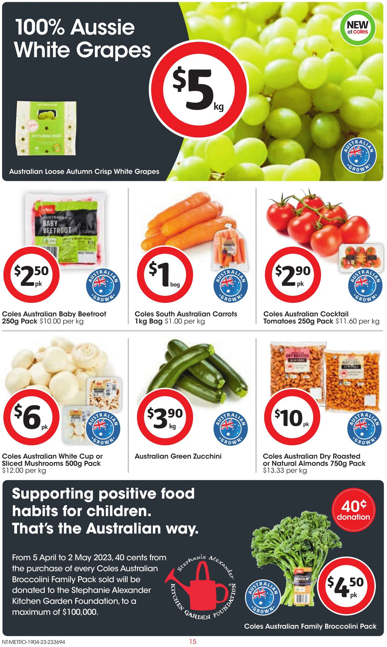 Catalogue Coles 19.04.2023 - 25.04.2023