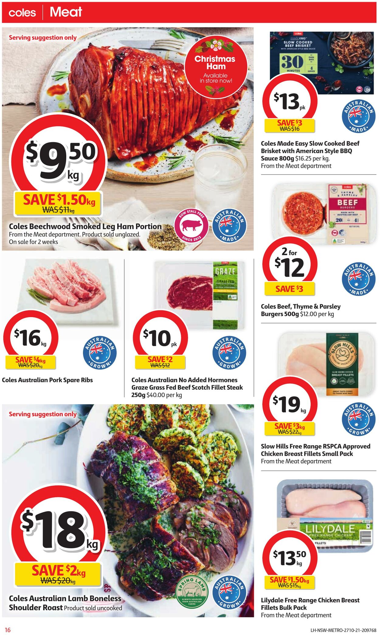 Catalogue Coles 27.10.2021 - 02.11.2021