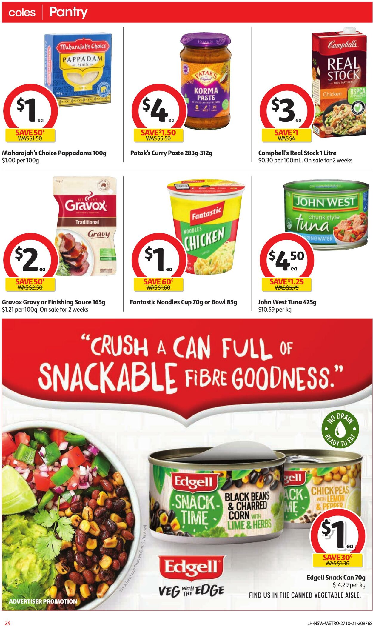 Catalogue Coles 27.10.2021 - 02.11.2021