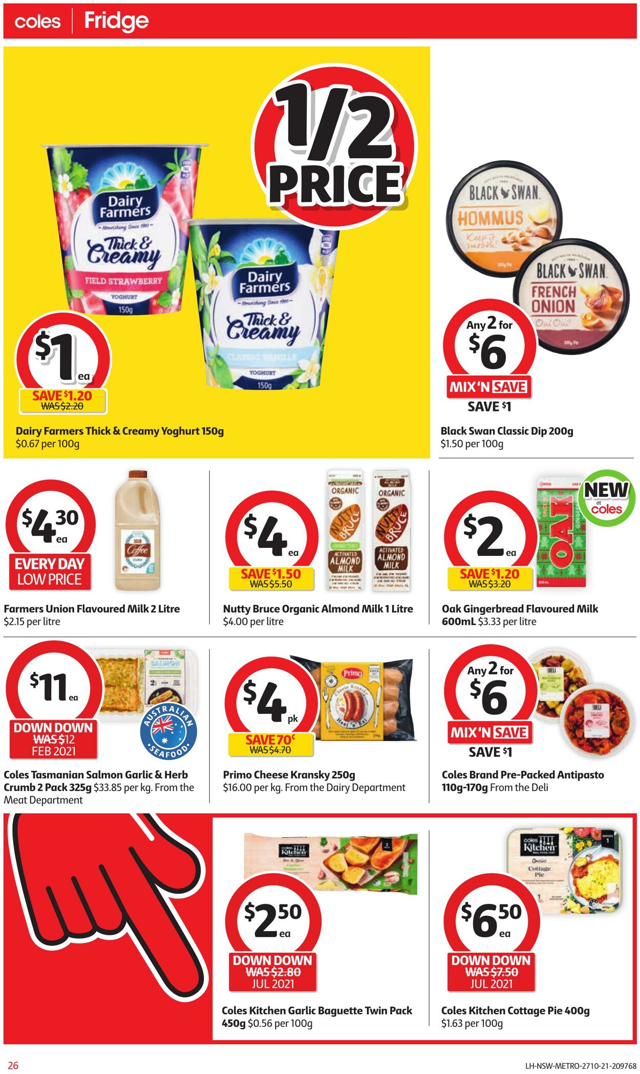 Catalogue Coles 27.10.2021 - 02.11.2021