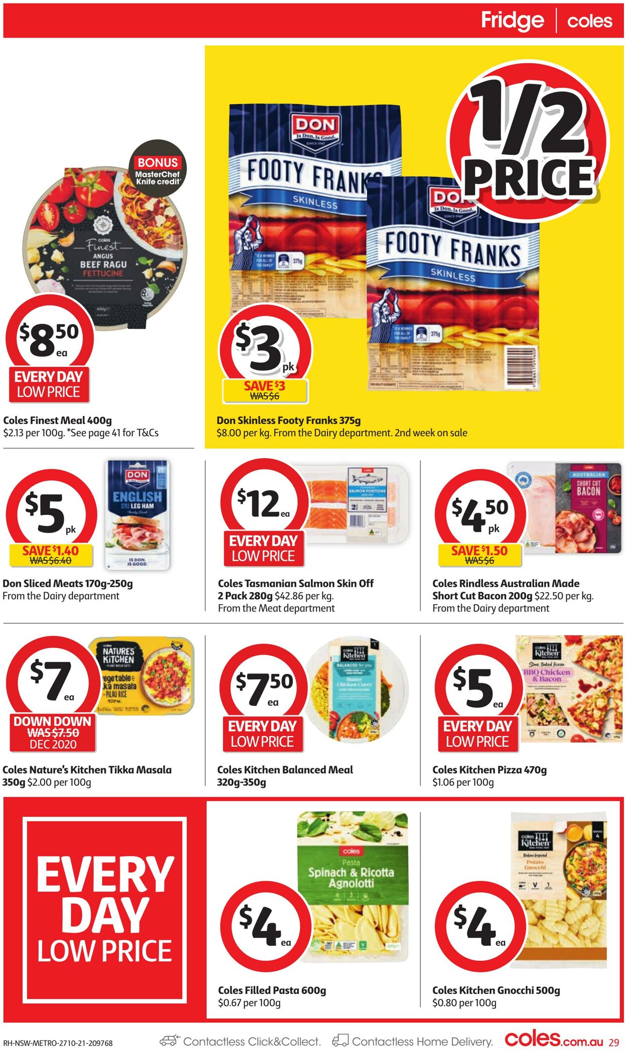 Catalogue Coles 27.10.2021 - 02.11.2021