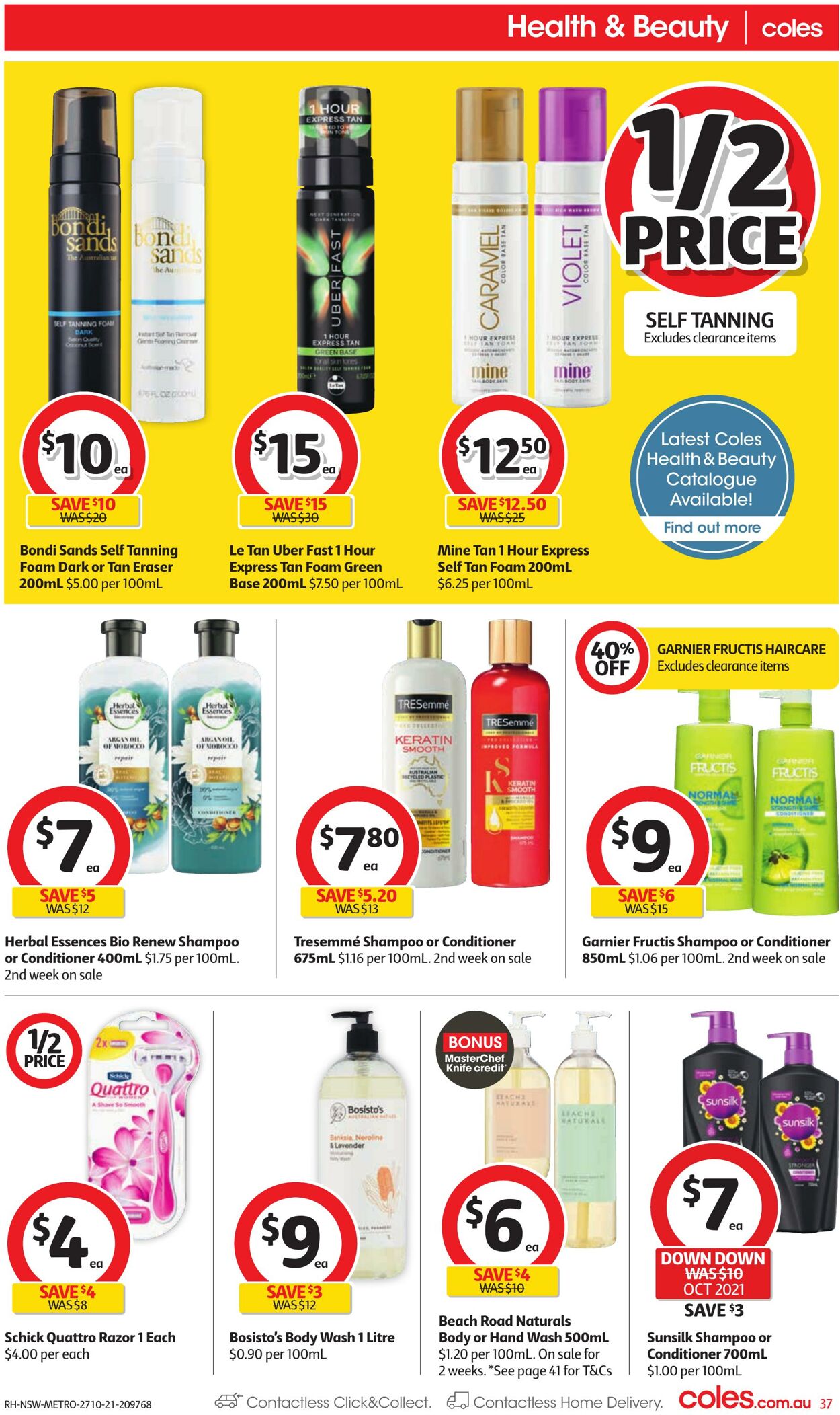 Catalogue Coles 27.10.2021 - 02.11.2021