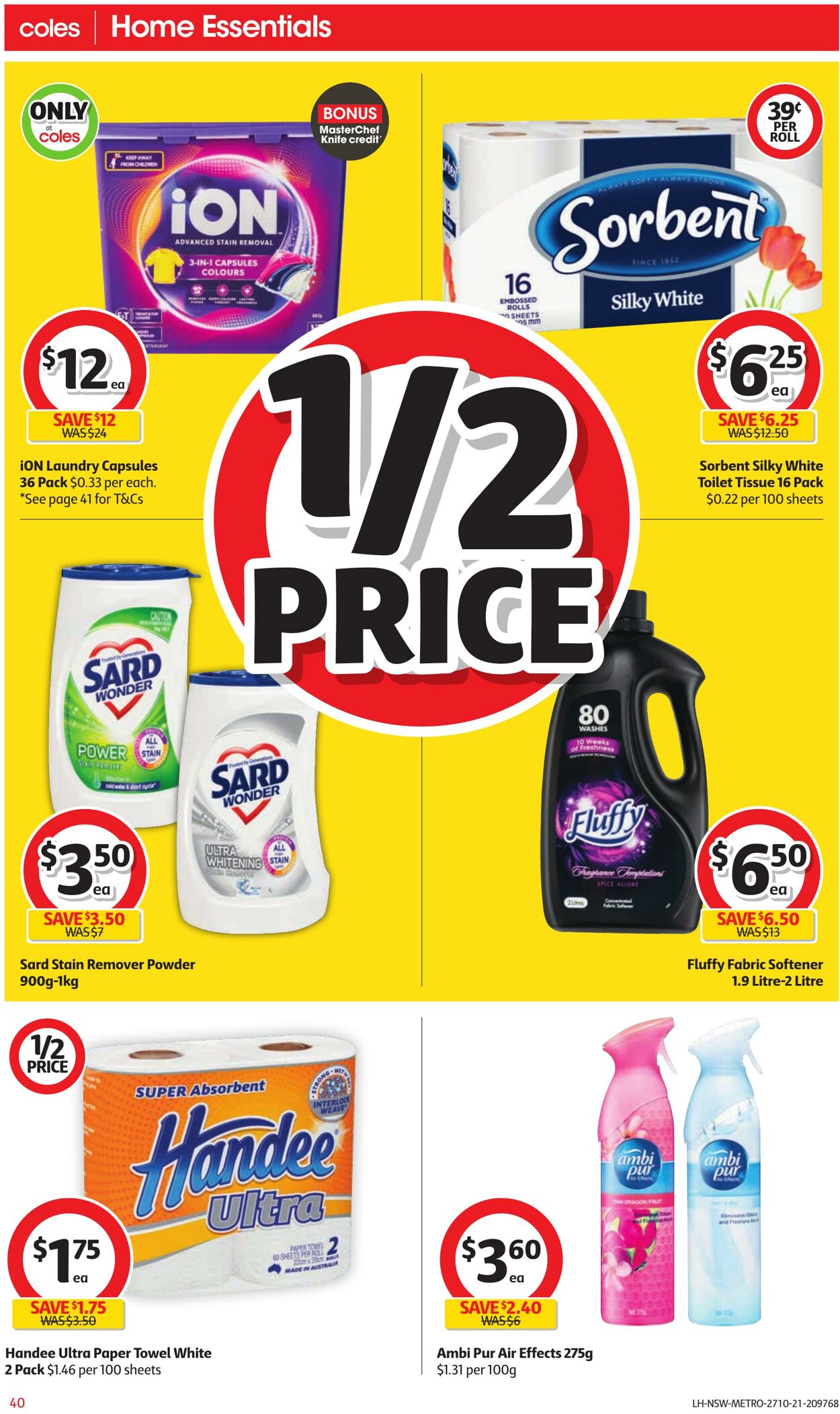 Catalogue Coles 27.10.2021 - 02.11.2021