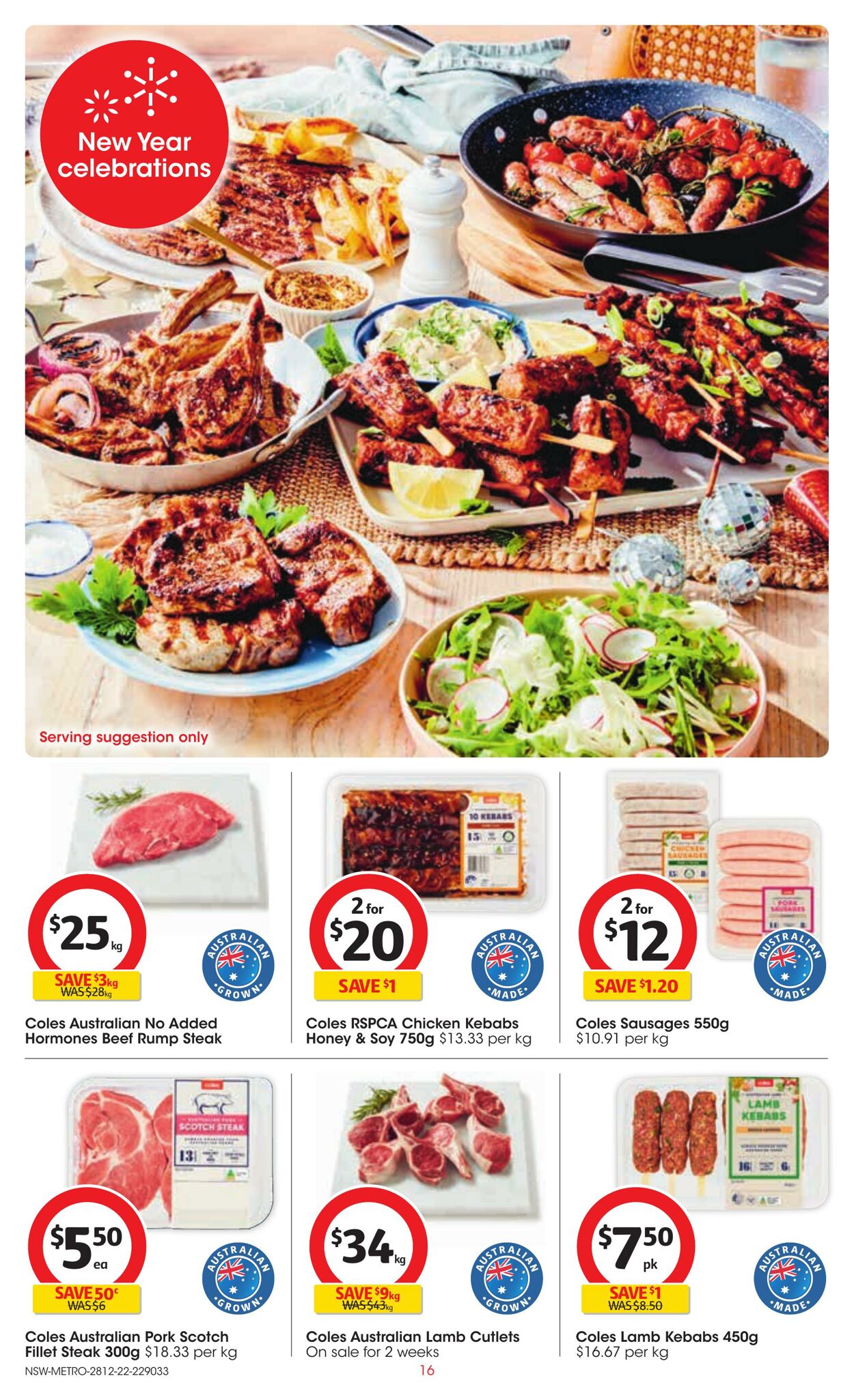 Catalogue Coles 28.12.2022 - 03.01.2023