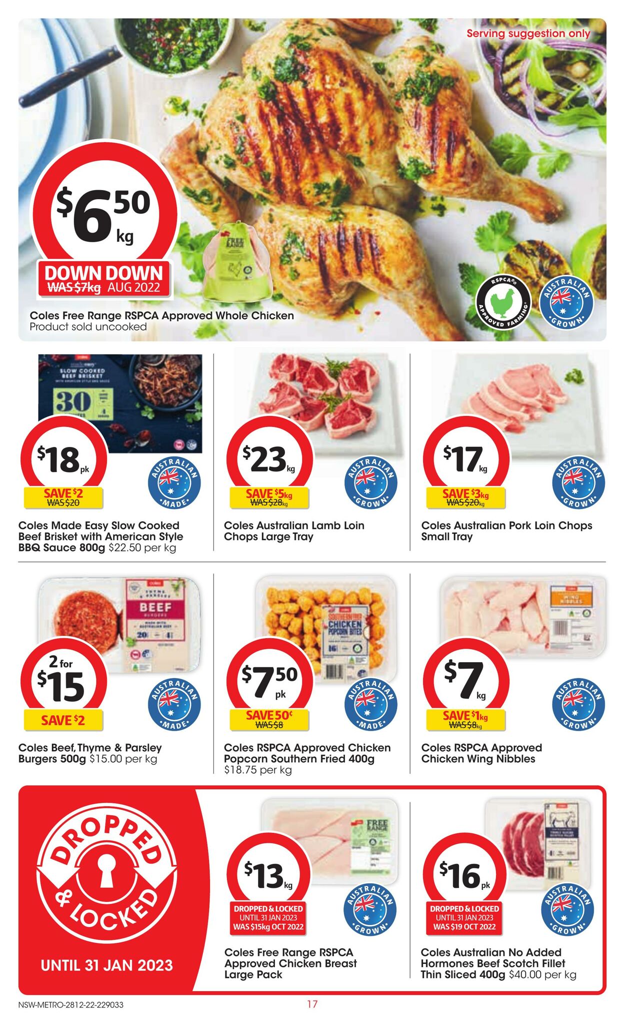 Catalogue Coles 28.12.2022 - 03.01.2023