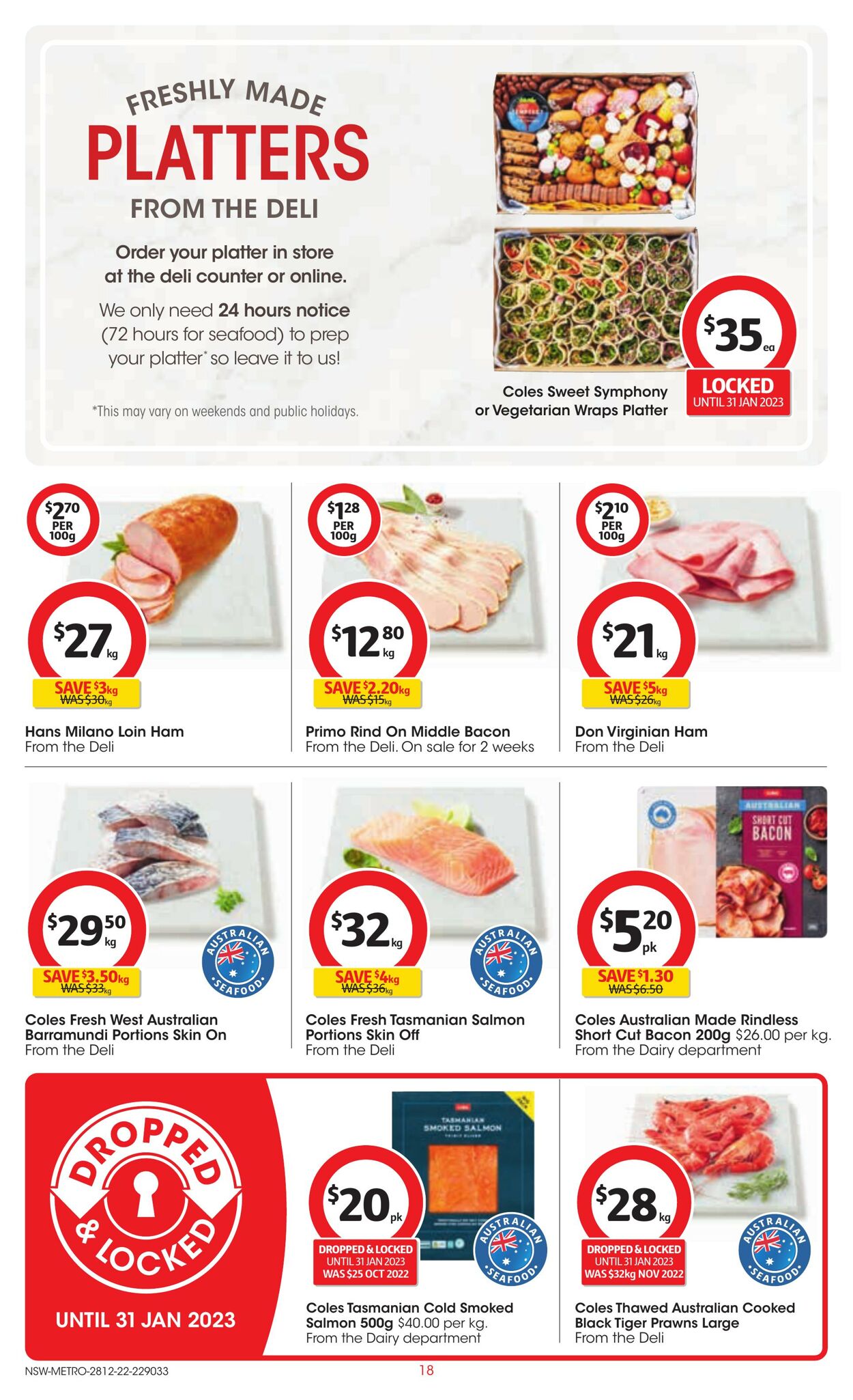 Catalogue Coles 28.12.2022 - 03.01.2023