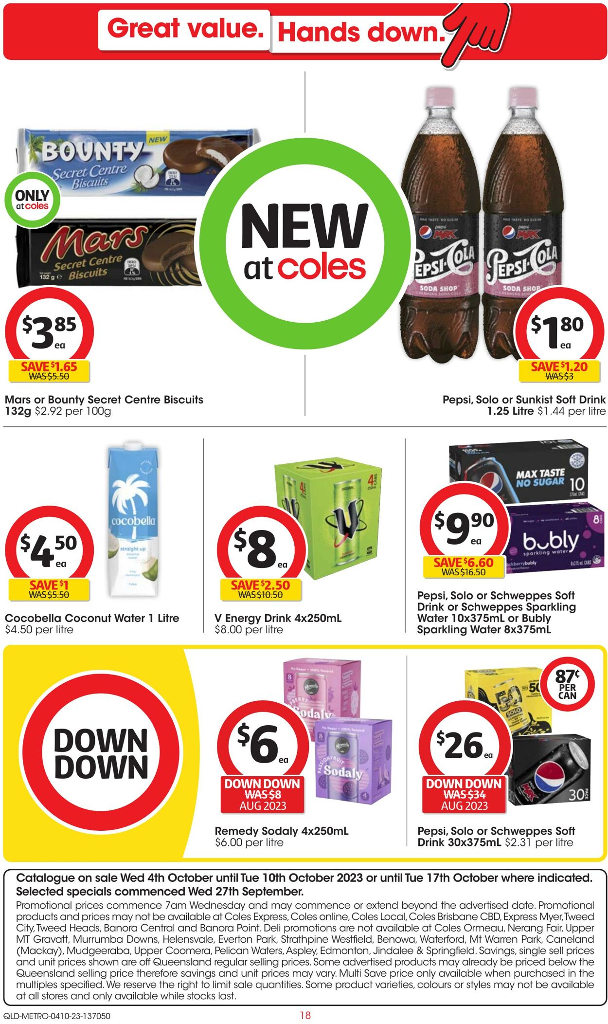 Catalogue Coles 04.10.2023 - 10.10.2023