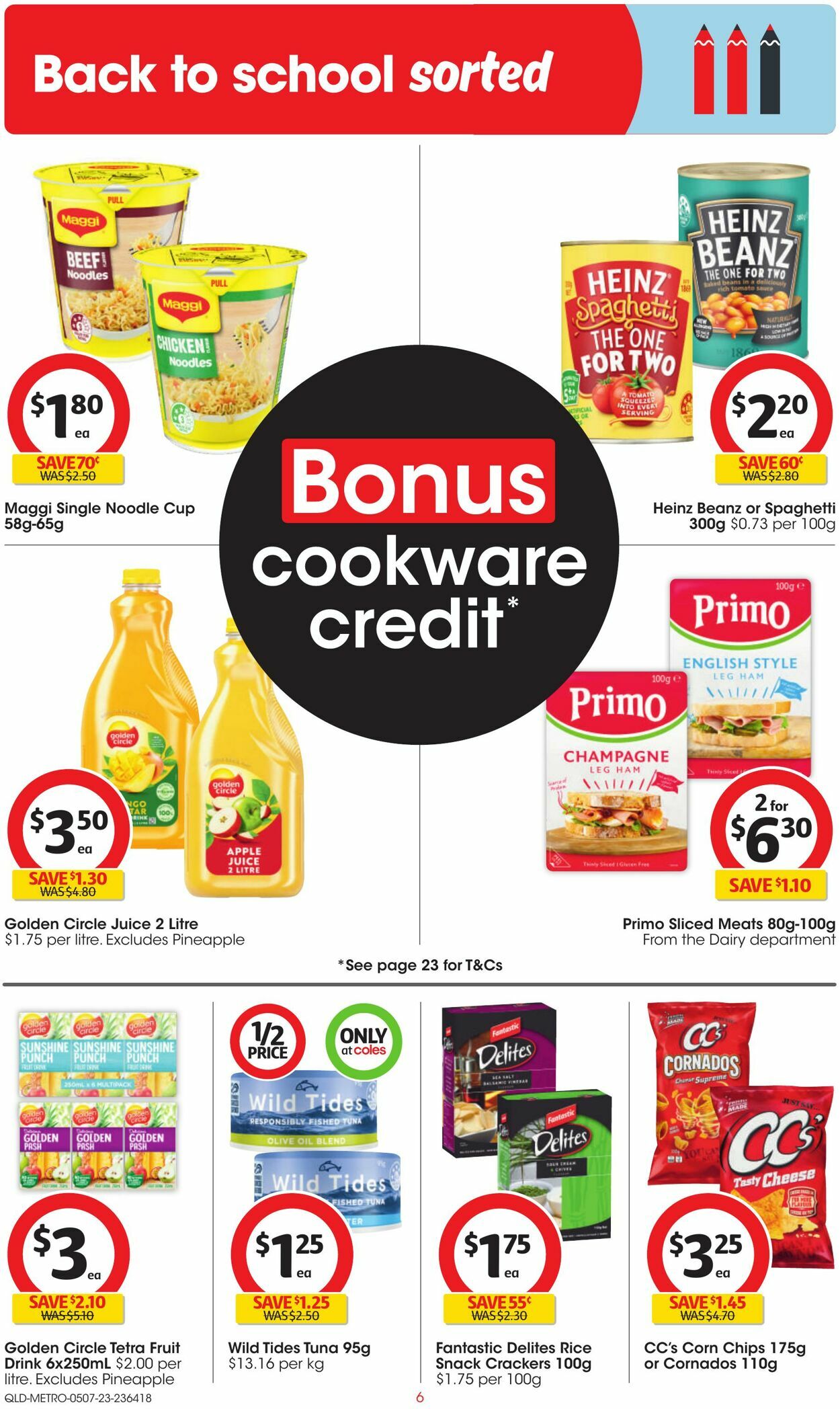 Catalogue Coles 28.06.2023 - 04.07.2023