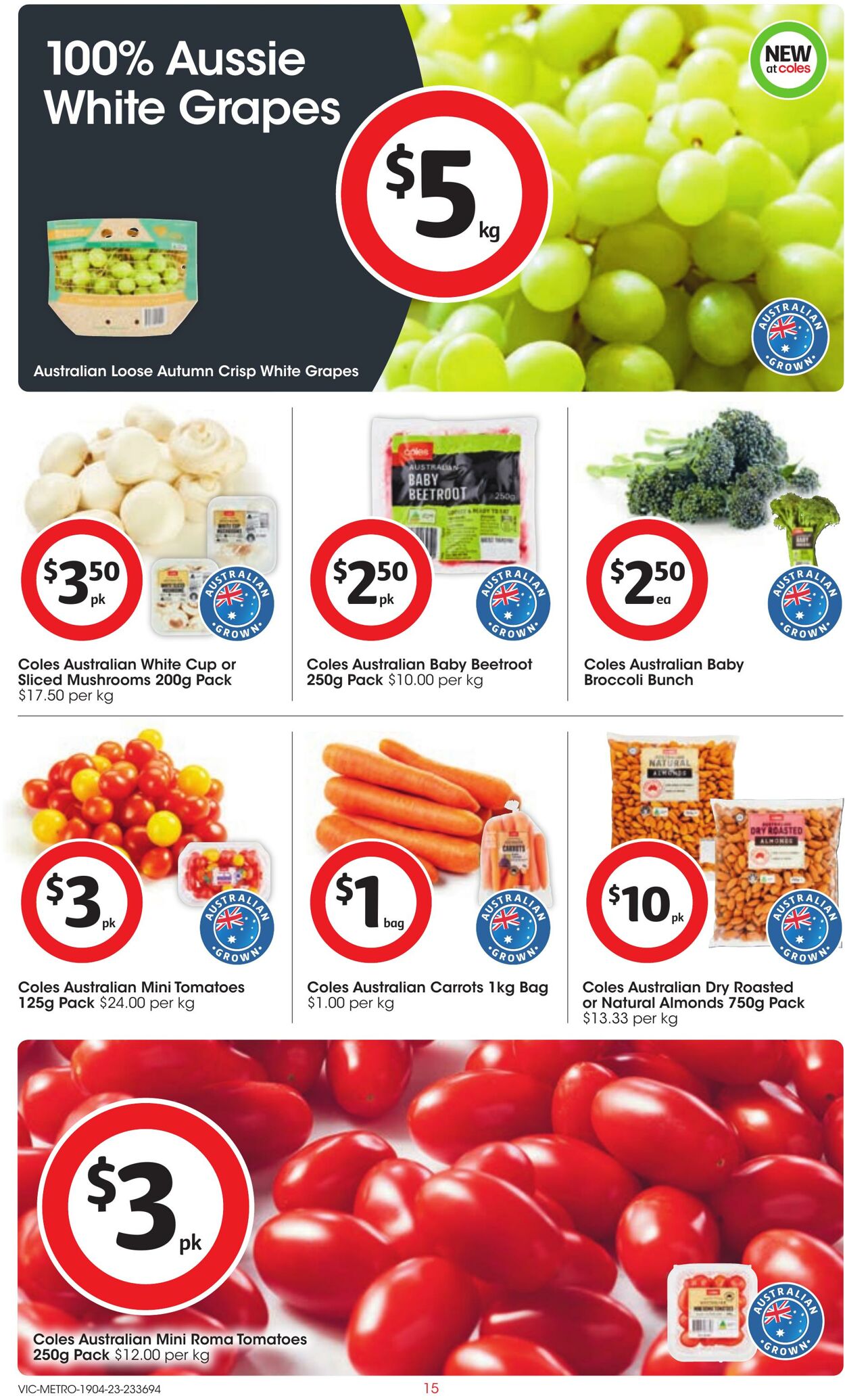 Catalogue Coles 19.04.2023 - 25.04.2023