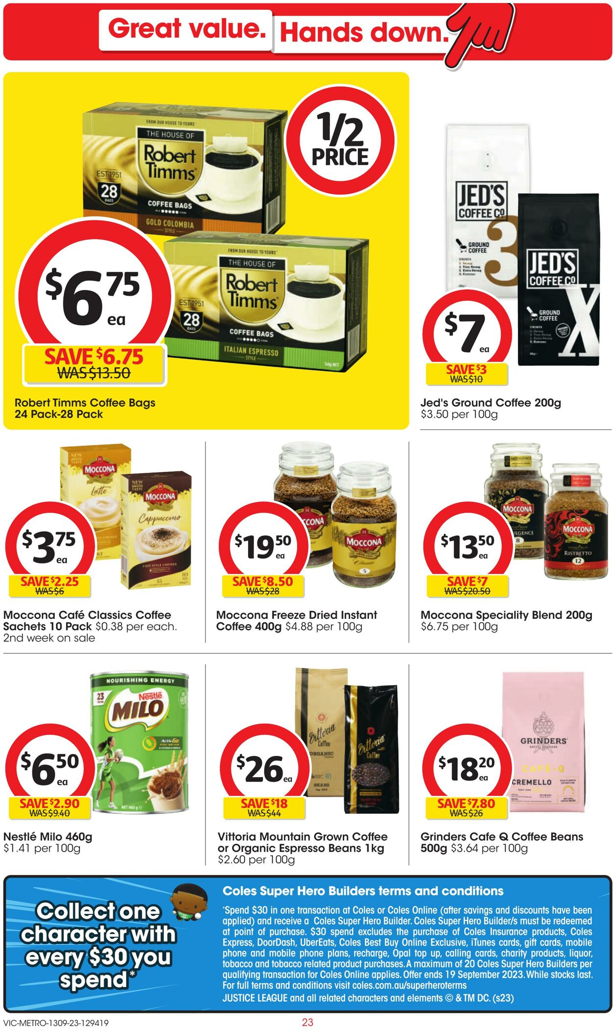 Catalogue Coles 06.09.2023 - 12.09.2023
