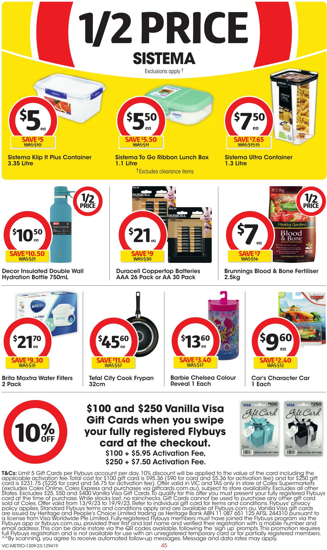 Catalogue Coles 06.09.2023 - 12.09.2023