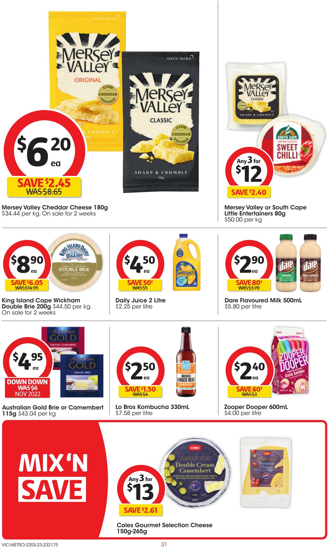 Catalogue Coles 22.03.2023 - 28.03.2023