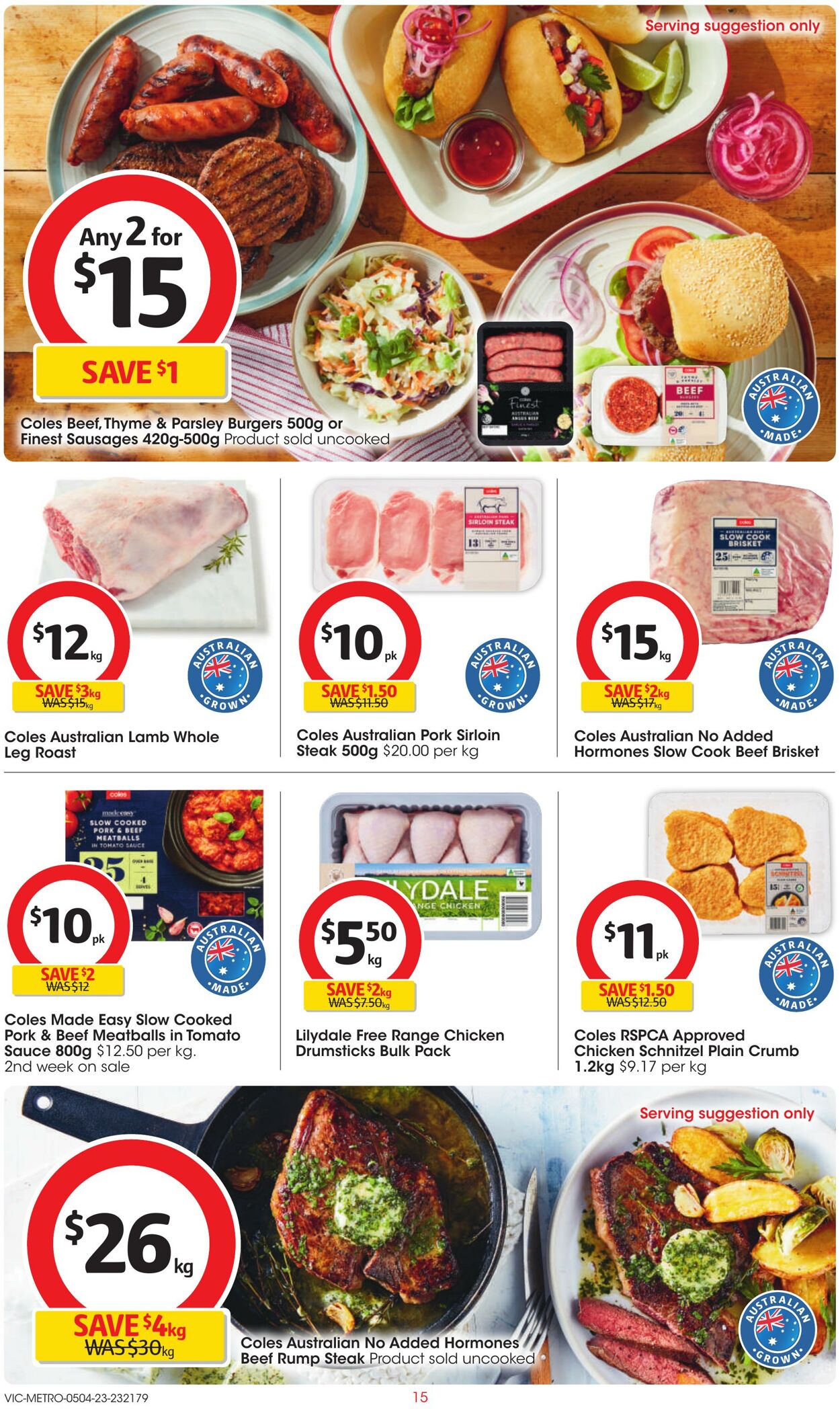 Catalogue Coles 05.04.2023 - 11.04.2023