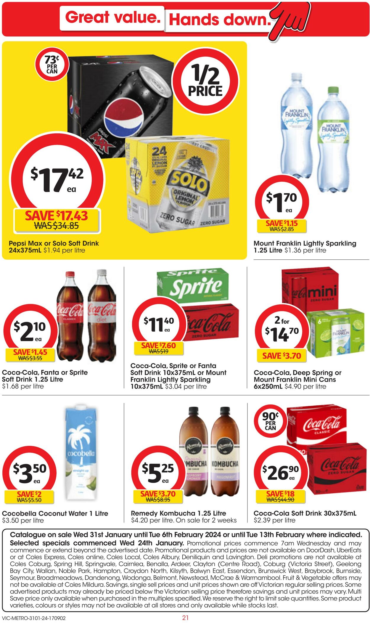Catalogue Coles 29.01.2024 - 04.02.2024