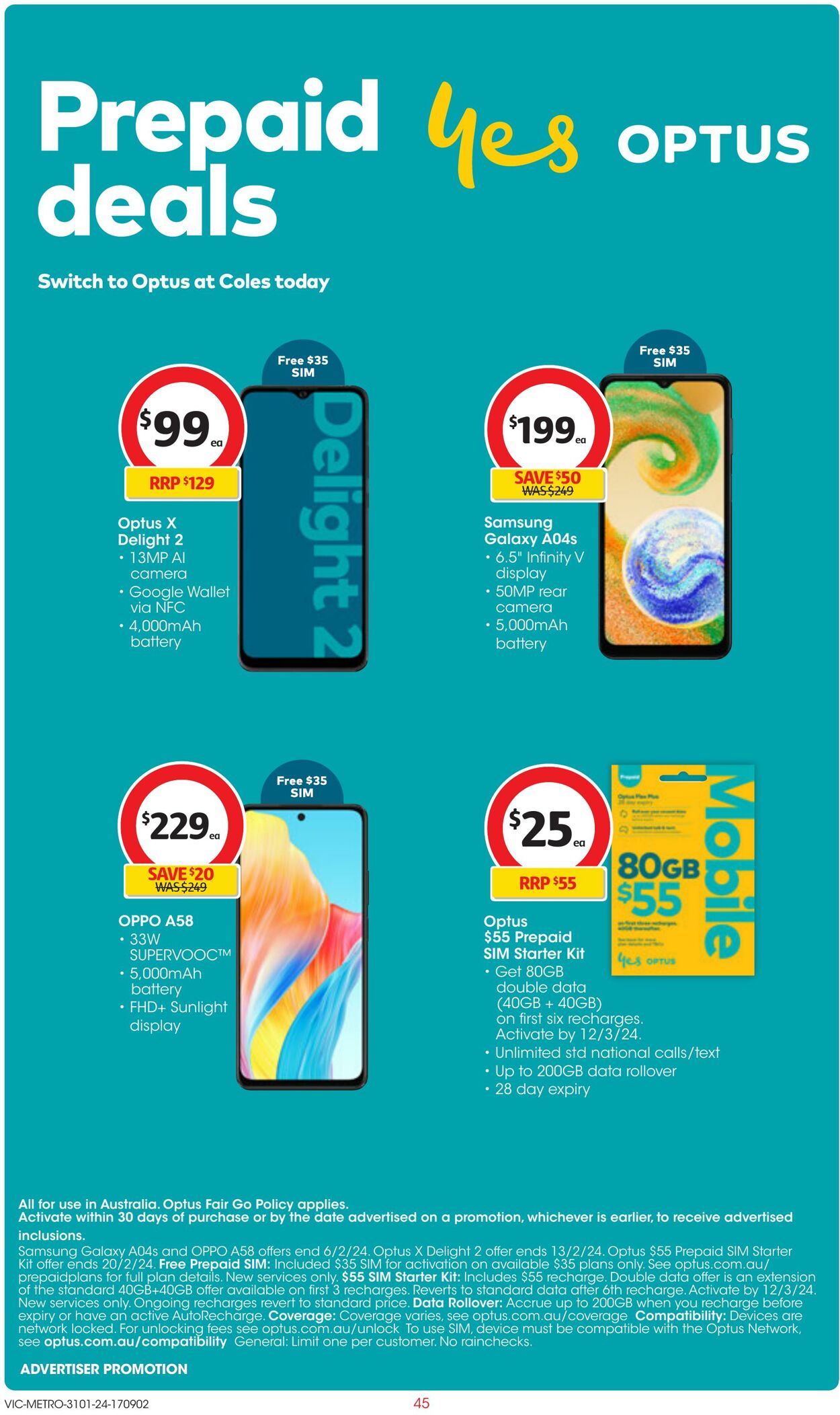 Catalogue Coles 29.01.2024 - 04.02.2024