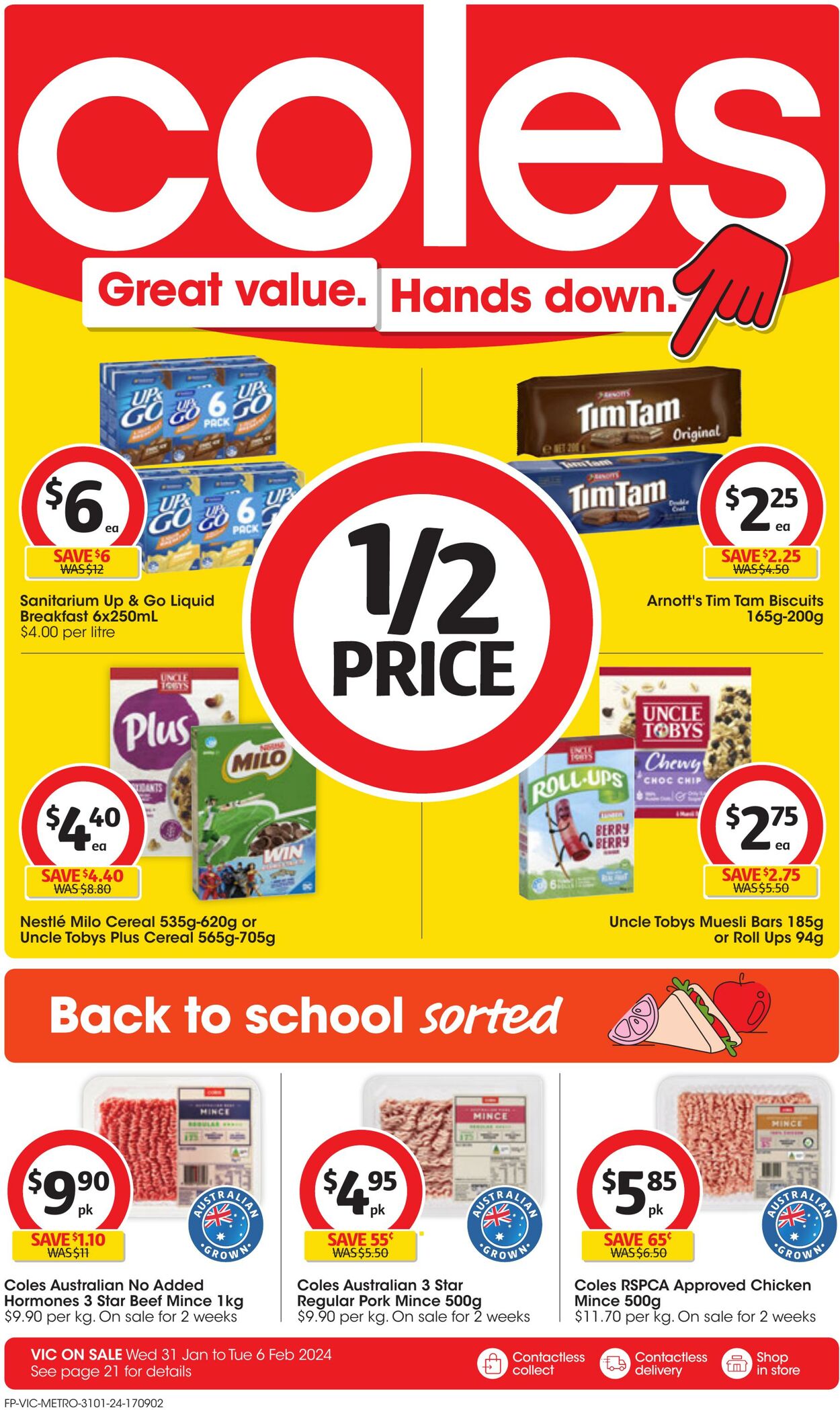 Catalogue Coles 29.01.2024 - 04.02.2024